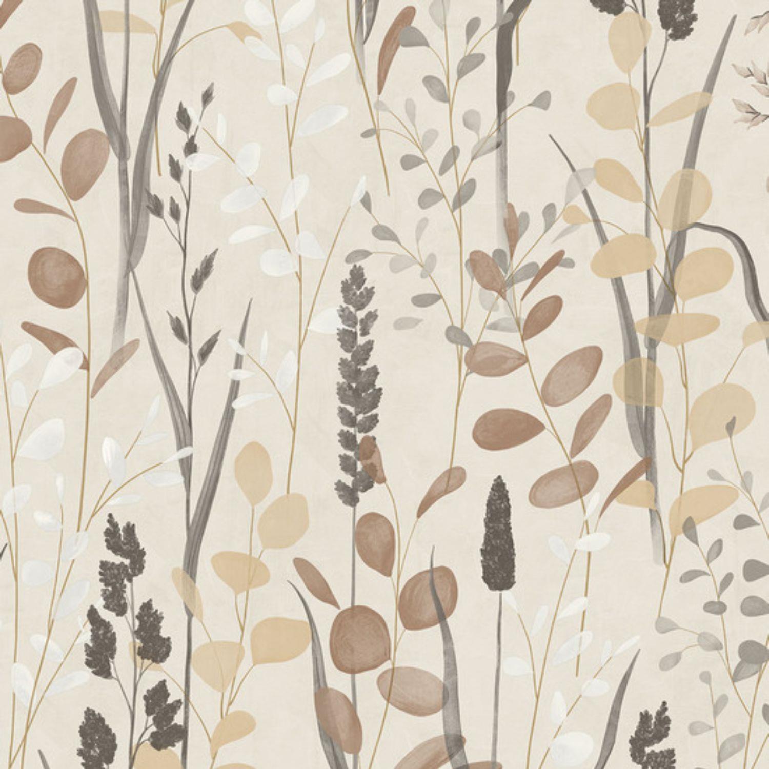 Grandeco Karuna Wildflowers Peach/Cream/Neutral Wallpaper Paste The Wall - Picture 7 of 17