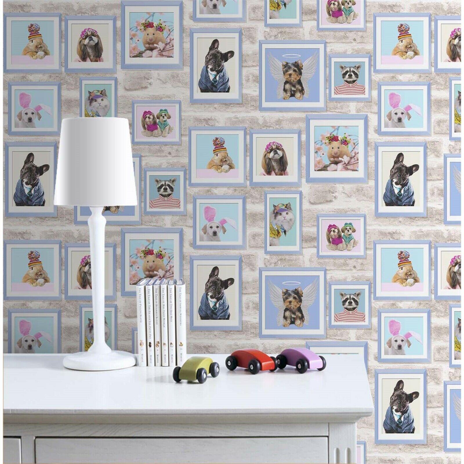 Blue Brick Wallpaper The Range Shardiff World