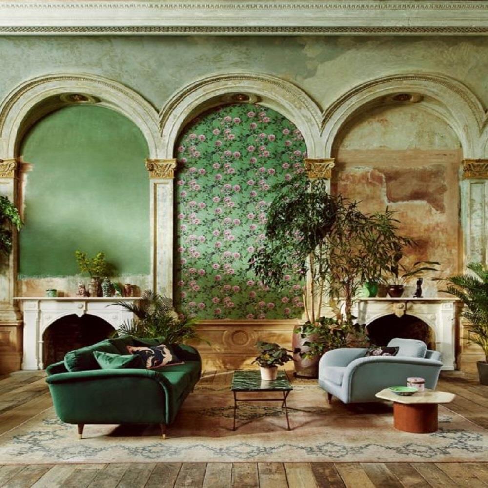 Paloma Home Chinoiseries Jade Paste The Paper Vintage Luxury Floral