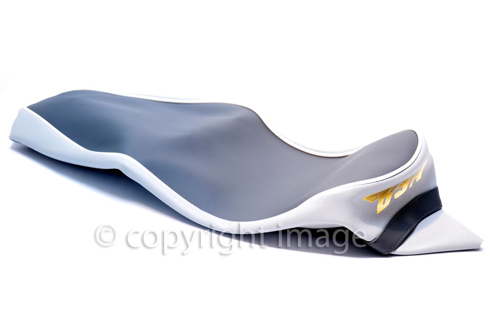 WD UK Made Seat Cover B40 Great Quality BSA C15 Black Piping Black