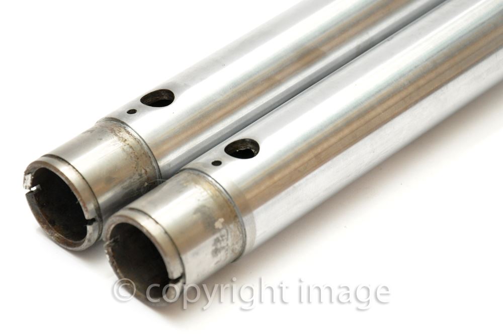Fork Stanchion Pair, Norton N15 Matchless G15, Hard Chromed 030036 UK