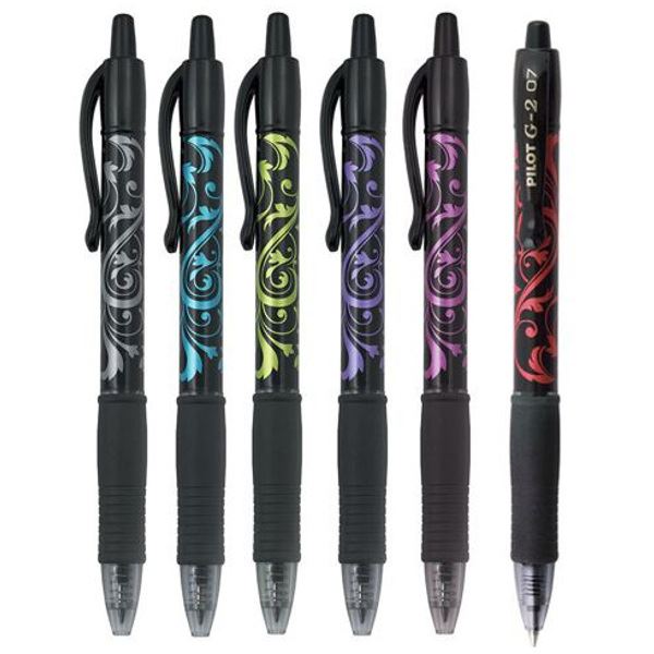 Pilot G2 Victoria RT Floral Gel Ink 0.7 Rollerball Pen ALL Colours eBay