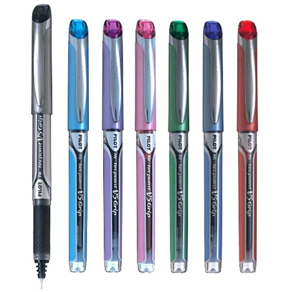 Pilot V7 Grip HiTecpoint Liquid Ink 0.7mm Rollerball Pen BXGPNV7 7 Colours eBay
