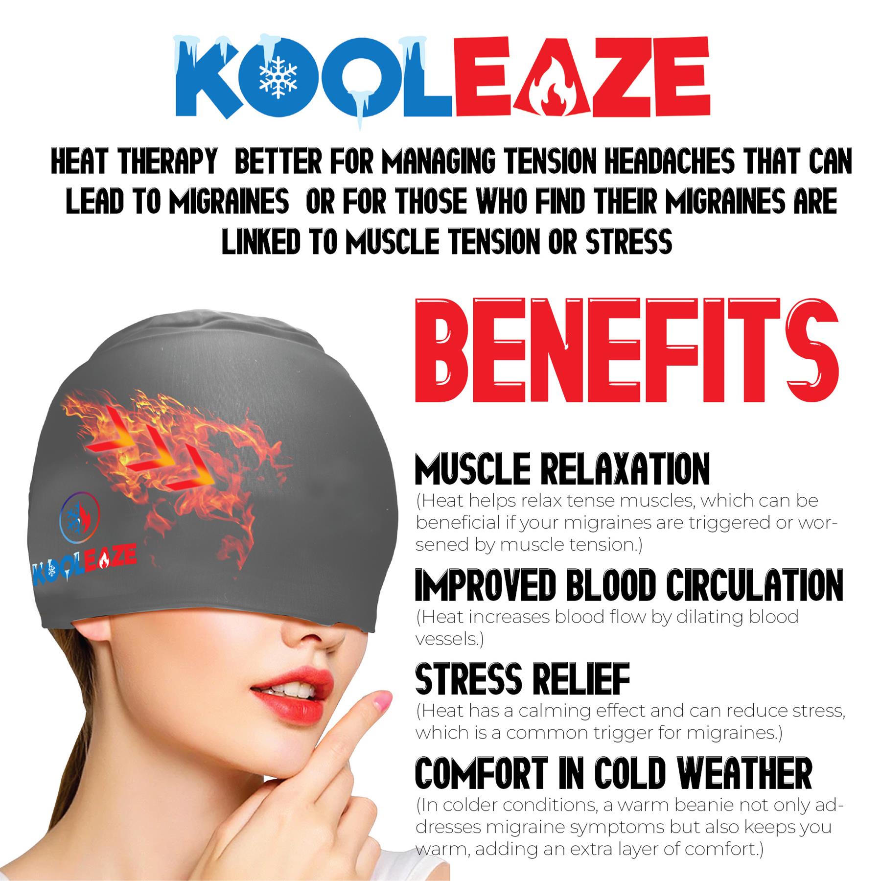 KOOLEAZE Hot / Cold Reusable Gel Ice Compress Pack Swelling Pain Relief Support - Picture 10 of 50