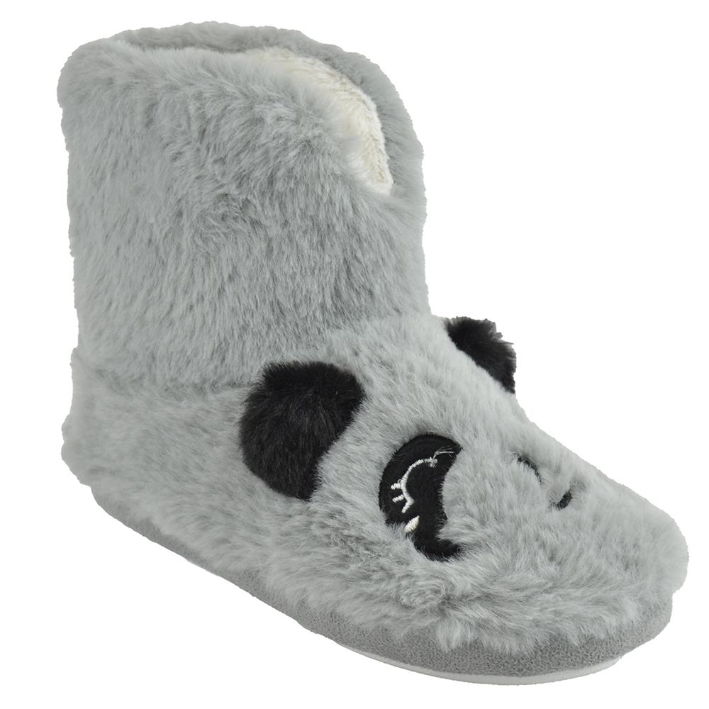 Kids Girls Novelty Animal Slippers Unicorn Husky Dog Rainbow Koala Bottee 9 - 3 - Picture 6 of 10
