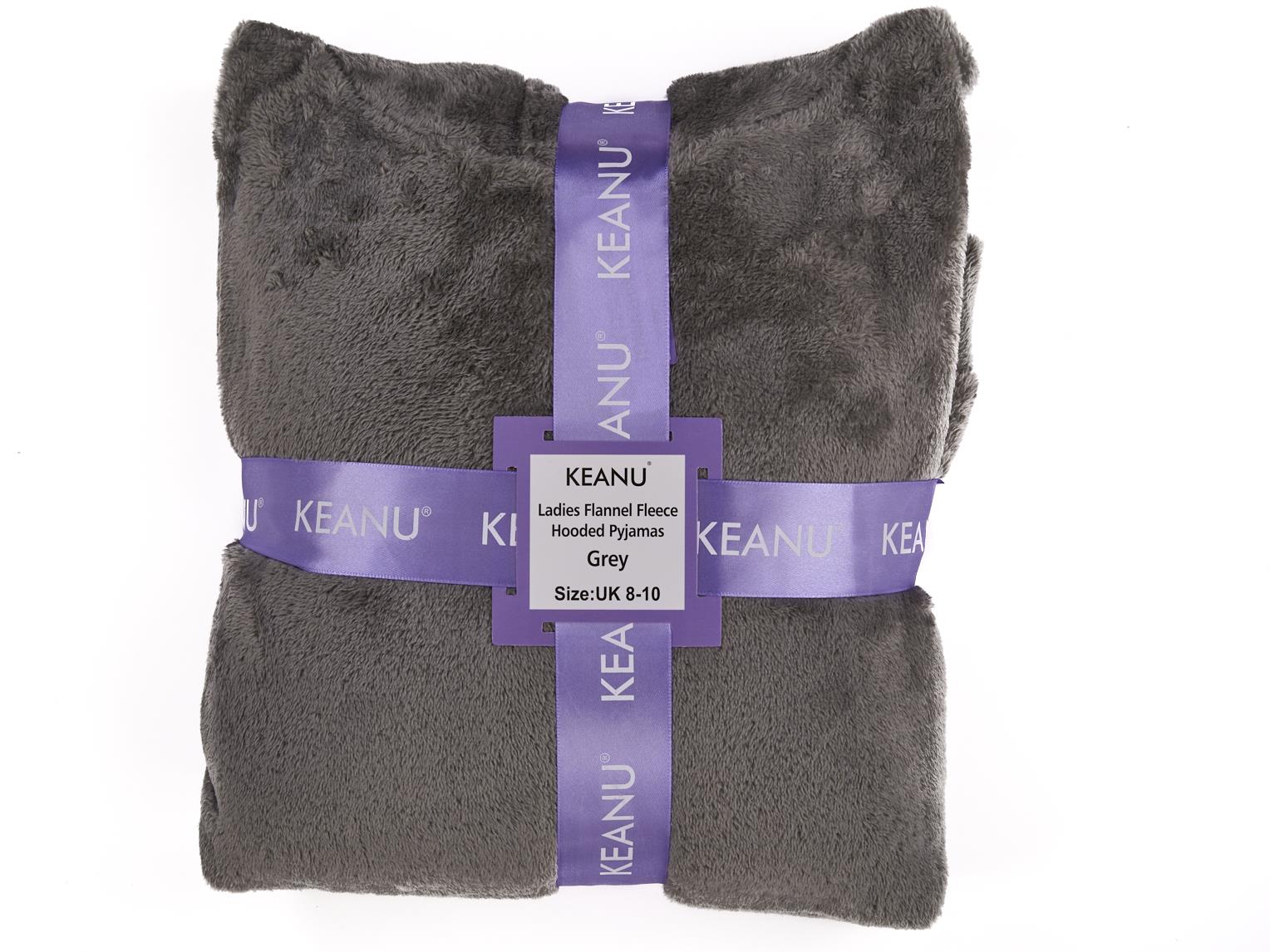 Ladies Supersoft Warm Flannel Fleece Hooded Pyjamas Twosie Lounge Wear Gift Set - Picture 66 of 79