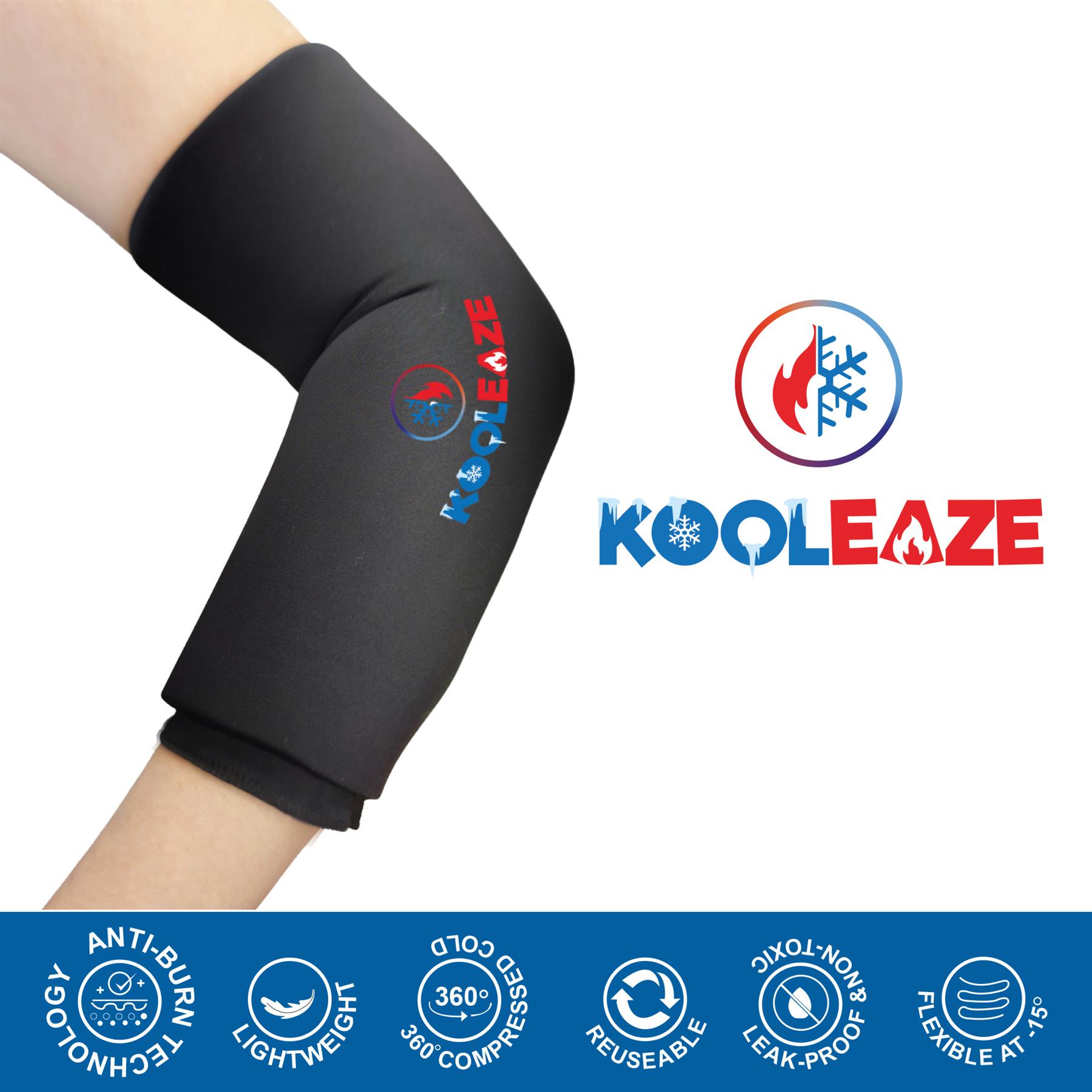 KOOLEAZE Hot / Cold Reusable Gel Ice Compress Pack Swelling Pain Relief Support - Picture 35 of 50