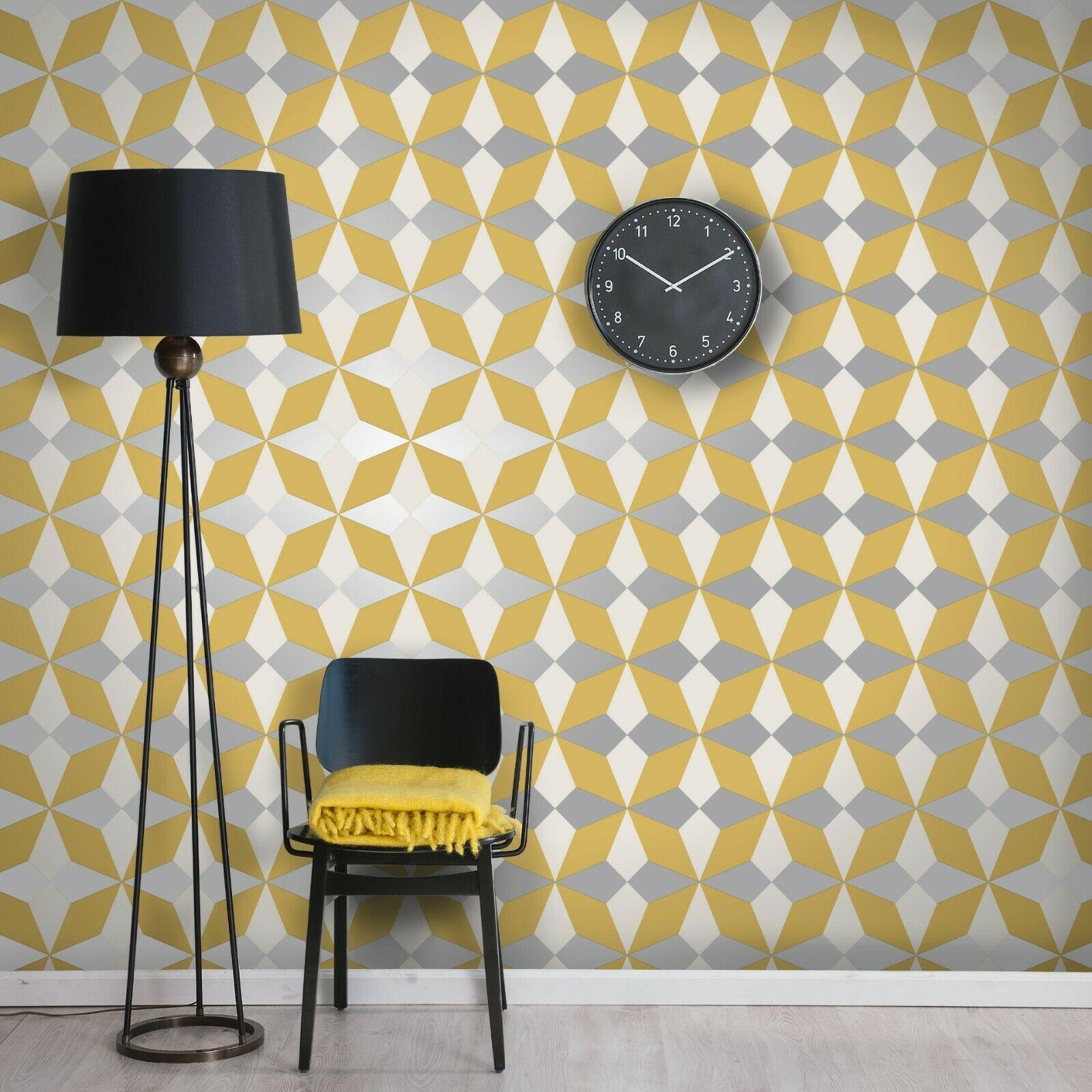Geometric Wallpaper Metallic Smooth Textured Apex Triangles Trellis