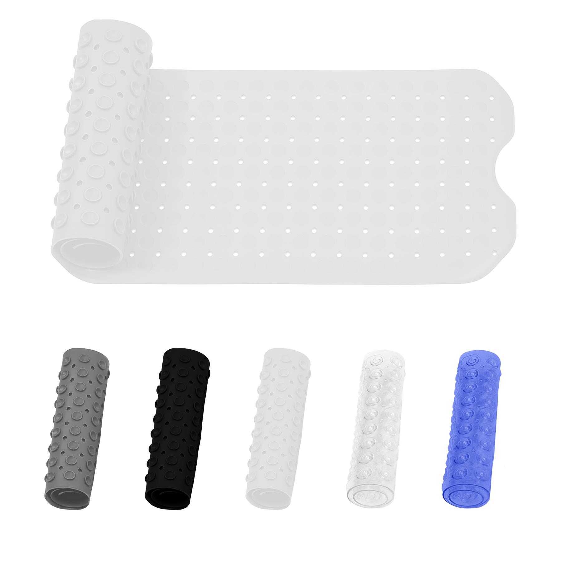 K Collection Non-Slip Shower/Bath Mat, Anti-Mildew Machine Washable Bathroom Mat