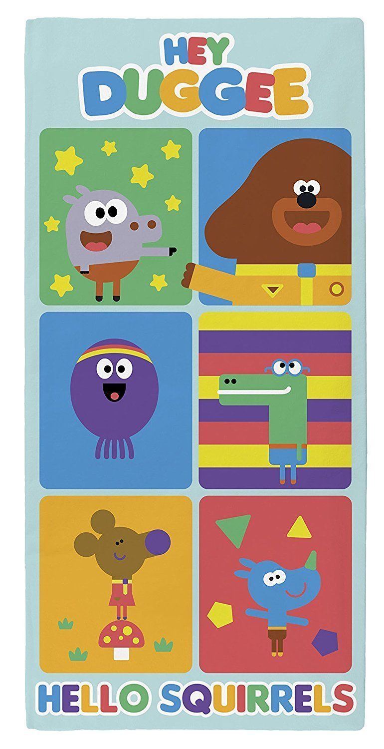 Hey Duggee Kids Bedroom Accessories Beach Towel, Single, Junior Duvet Cover Set - Picture 7 of 24