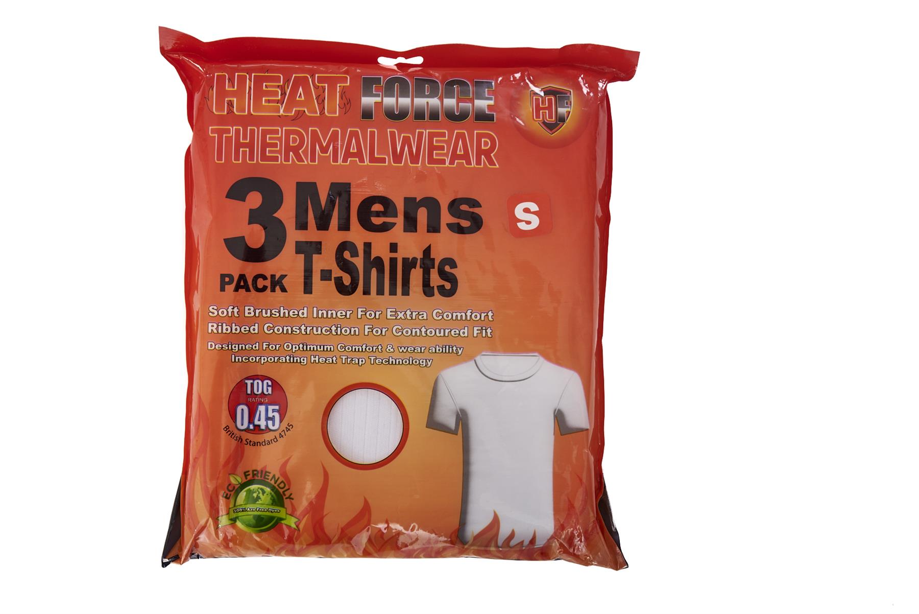 Heatforce Herren 3er Pack Thermo Langarm / Kurzarm Oberteile T-Shirt Unterwäsche S-5XL - Bild 38 von 39