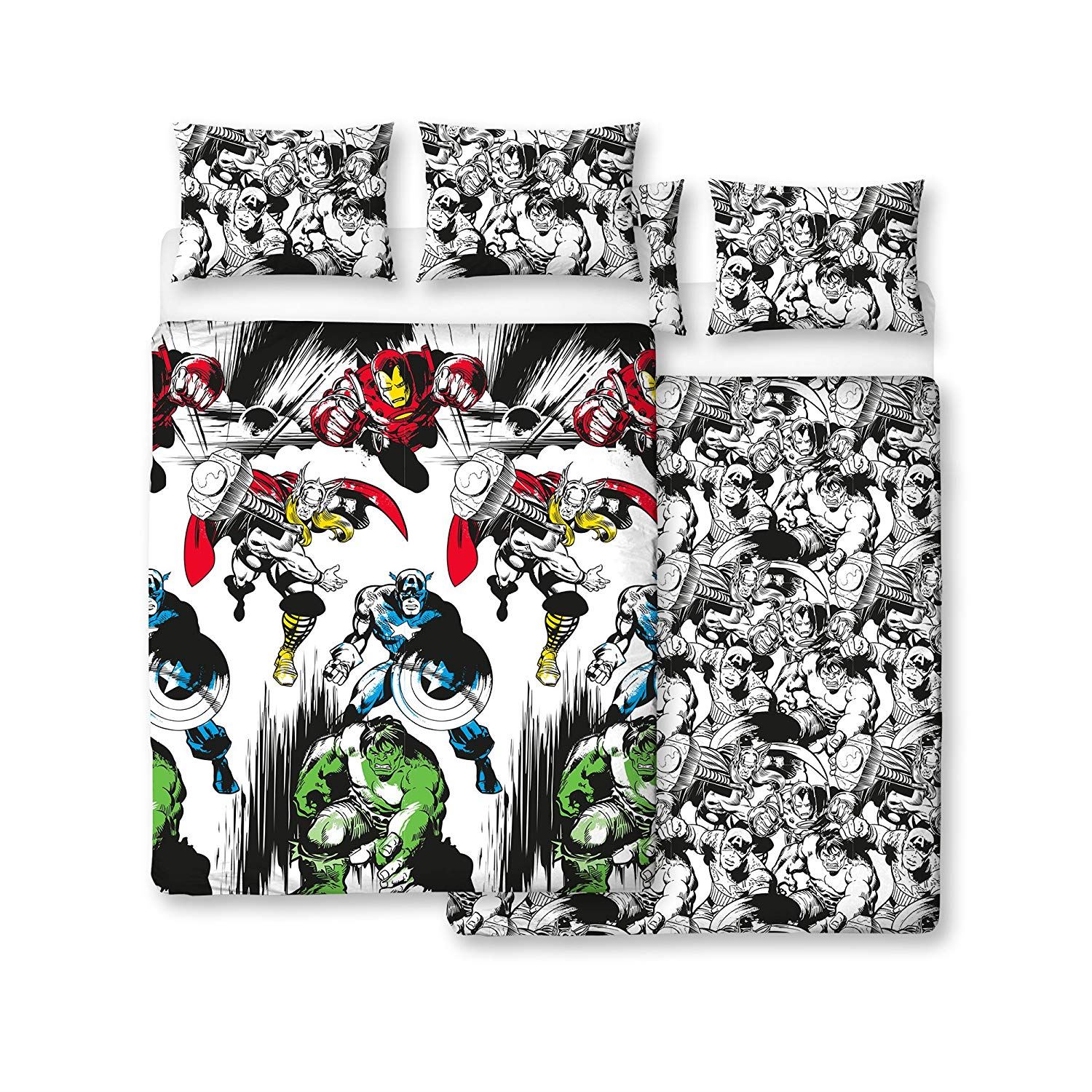Official Marvel Comics Avengers Licensed Duvet Covers Single/Double eBay