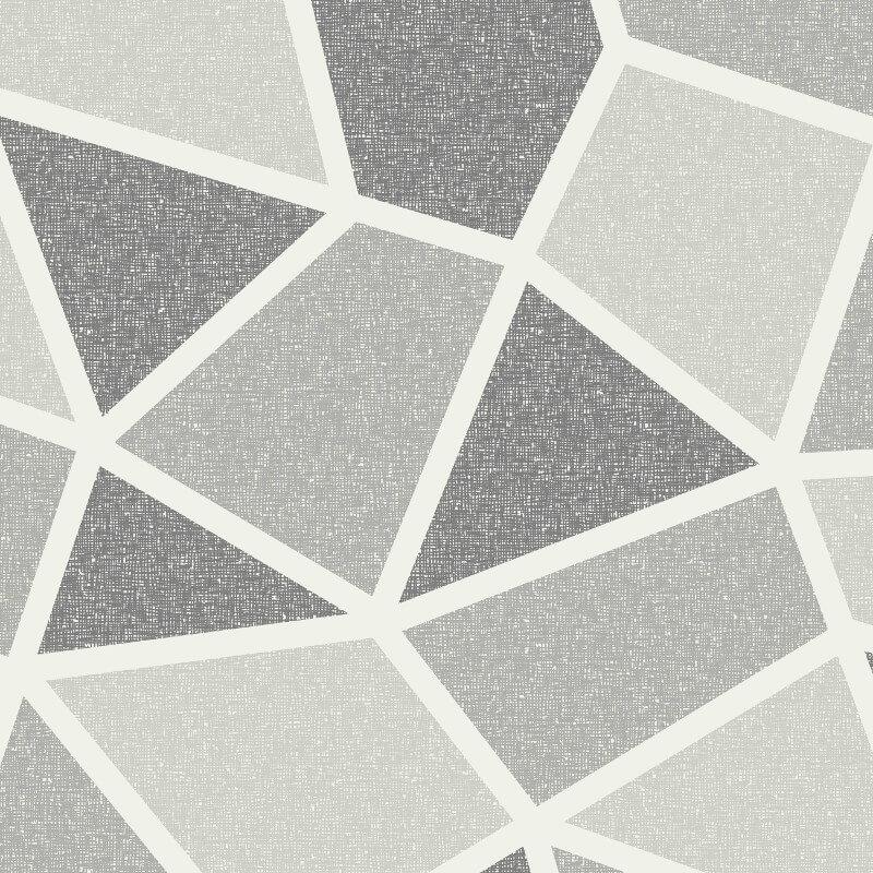 Geometric Wallpaper Metallic Smooth Textured Apex Triangles Trellis