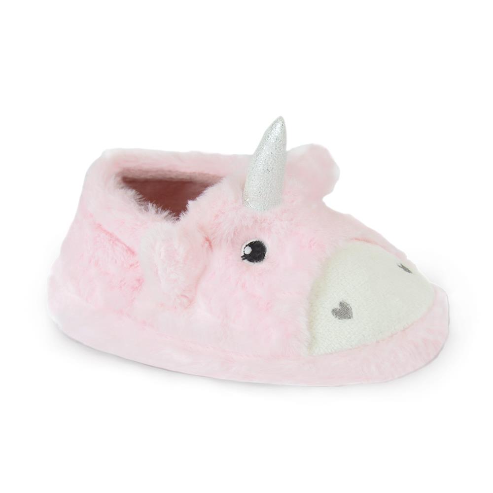 Kids Girls Novelty Animal Slippers Unicorn Husky Dog Rainbow Koala Bottee 9 - 3 - Picture 7 of 10