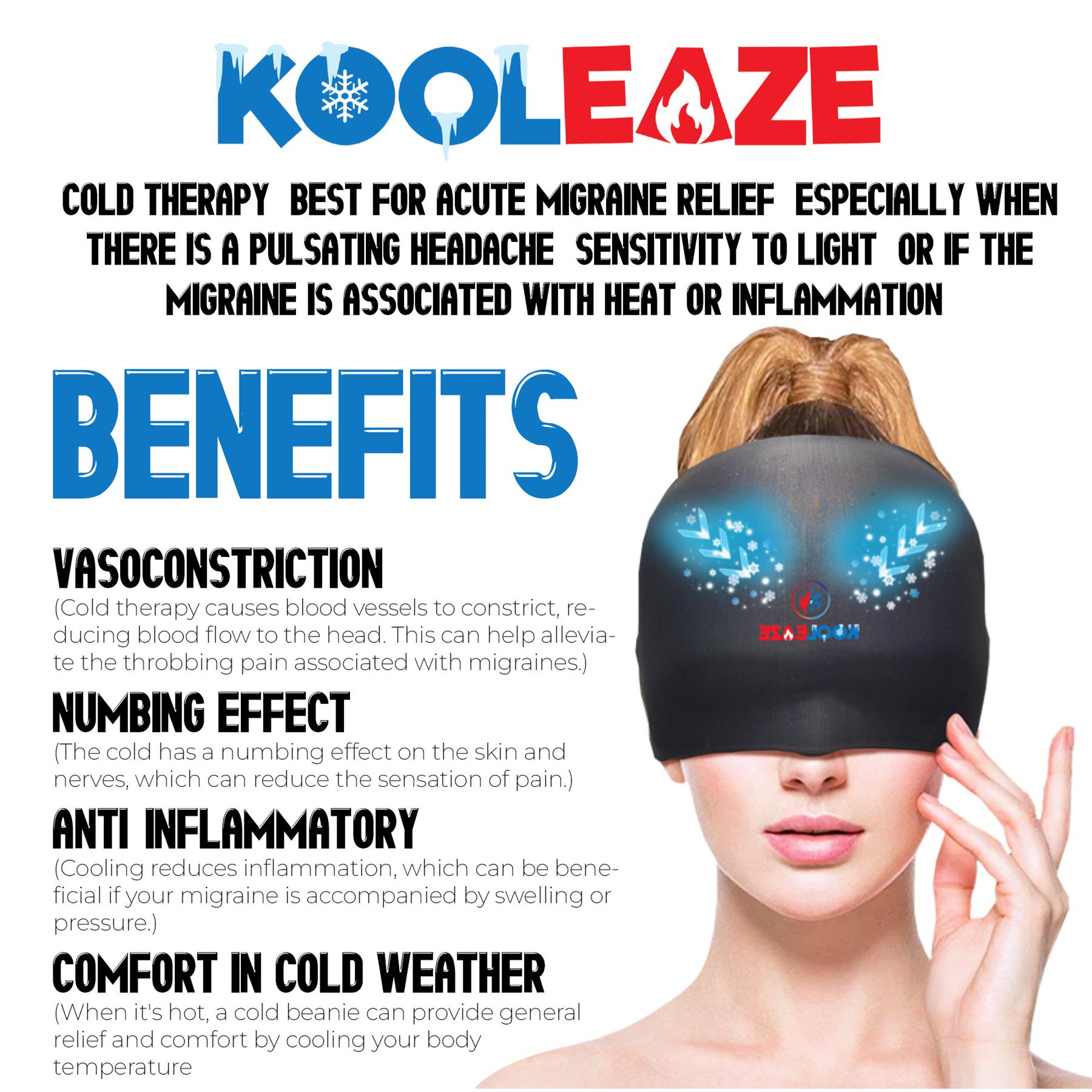 KOOLEAZE Hot / Cold Reusable Gel Ice Compress Pack Swelling Pain Relief Support - Picture 18 of 50