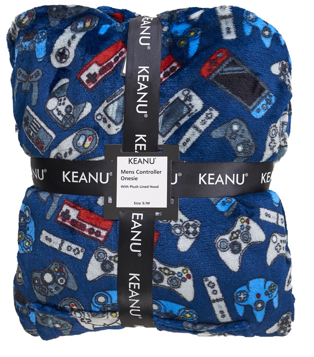 Mens Boys Luxury Flannel Fleece Matching Retro Games Hooded Gown Robe Onesee - Picture 47 of 75