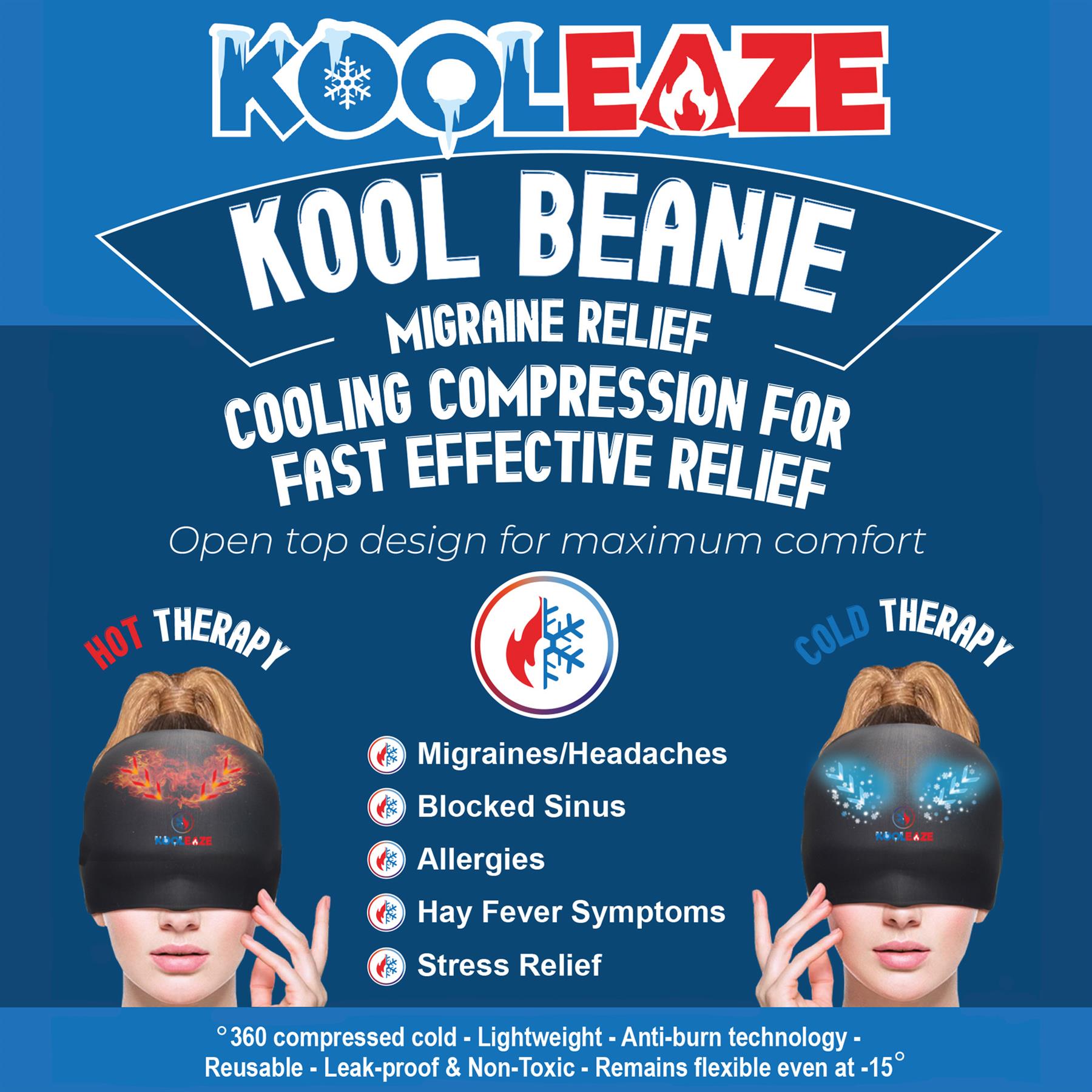 KOOLEAZE Hot / Cold Reusable Gel Ice Compress Pack Swelling Pain Relief Support - Picture 19 of 50
