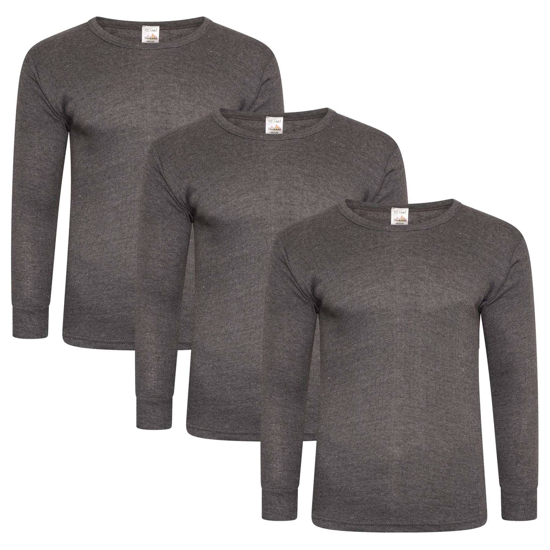 Heatforce Herren 3er Pack Thermo Langarm / Kurzarm Oberteile T-Shirt Unterwäsche S-5XL - Bild 17 von 39