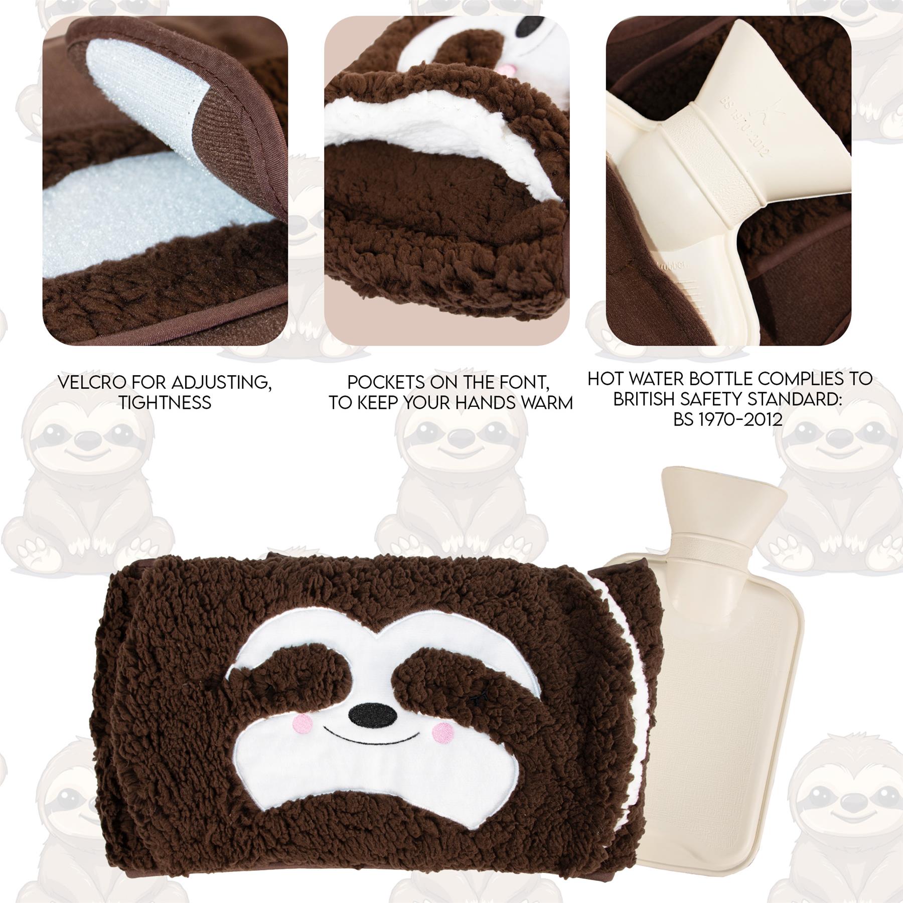 Wearable Hot Water Bottle Belt Plus Size 160cm - Period Pain Relief Warm Plush - Picture 10 of 16