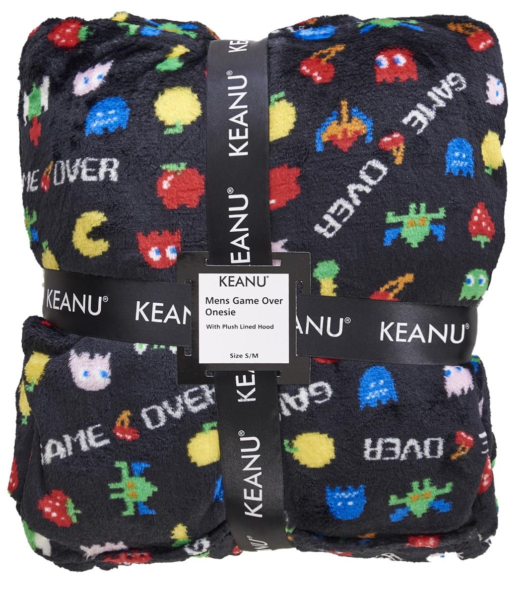 Mens Boys Luxury Flannel Fleece Matching Retro Games Hooded Gown Robe Onesee - Picture 26 of 75