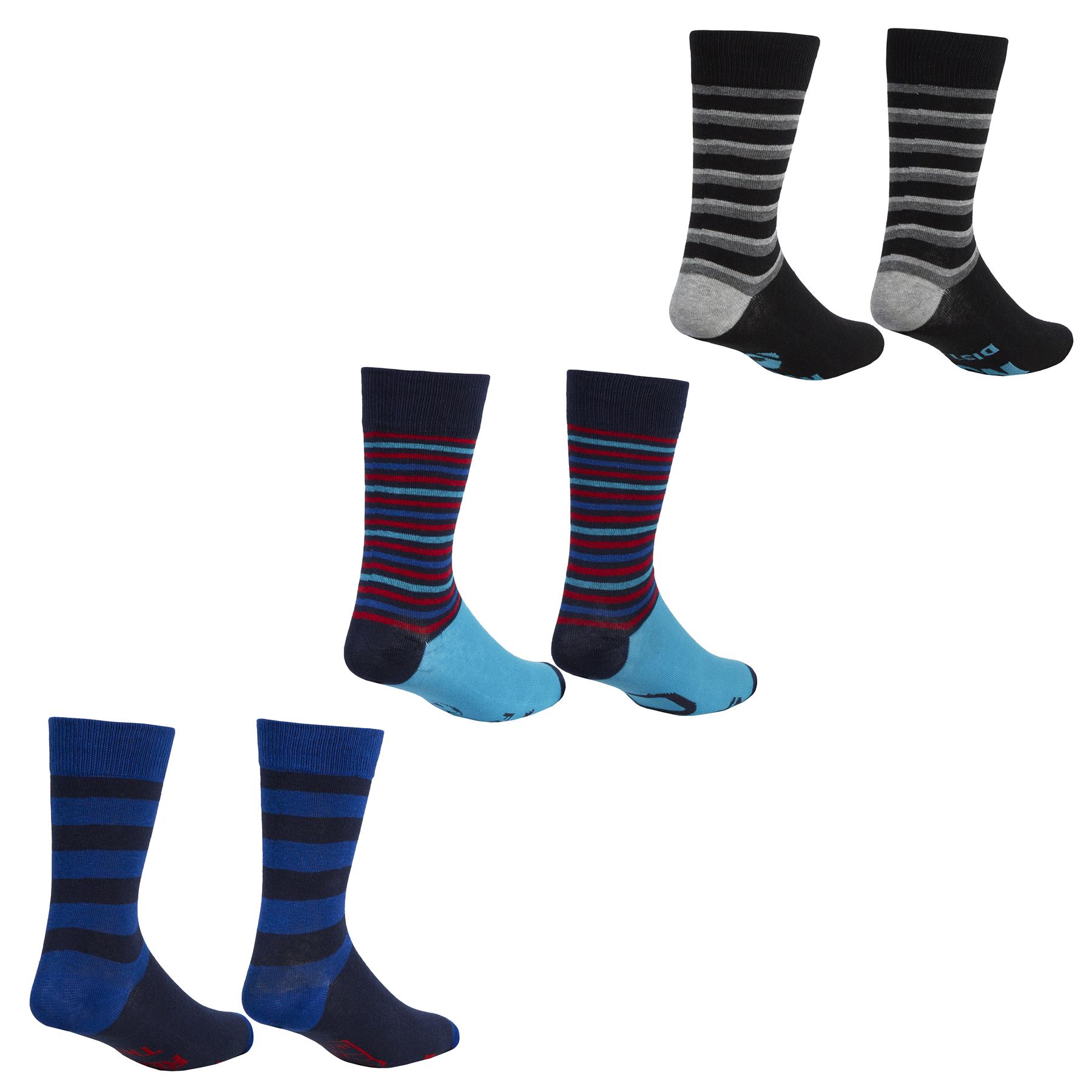3 Pairs Mens Ladies Rude Slogan Novelty Stripe Cotton Socks 611, 48