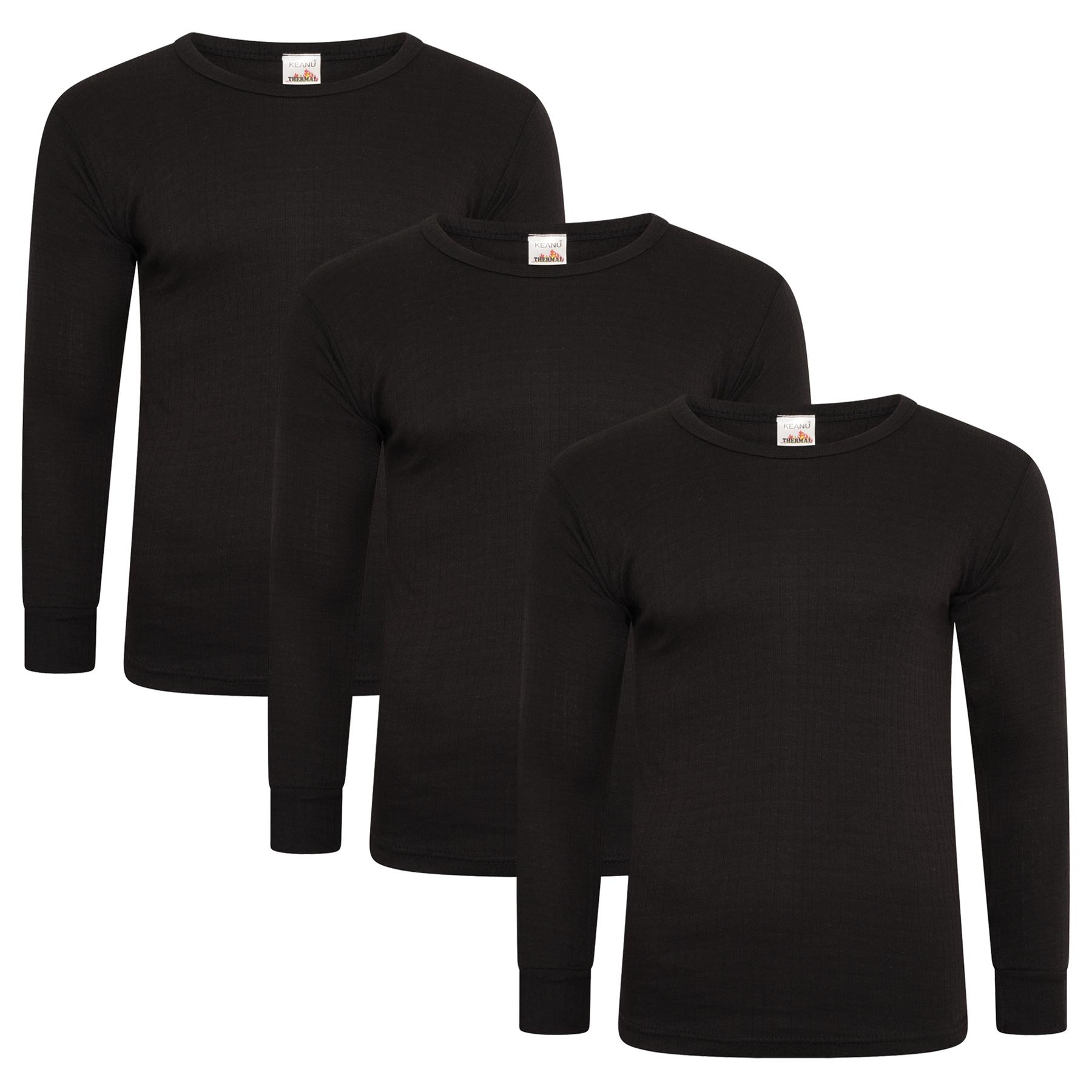 Heatforce Herren 3er Pack Thermo Langarm / Kurzarm Oberteile T-Shirt Unterwäsche S-5XL - Bild 5 von 39