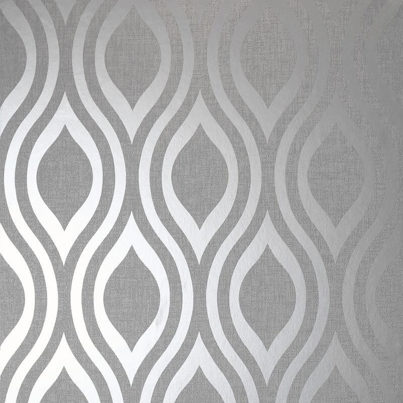 Arthouse Luxe Damast/Hexagan/Ogee Geo Metallic Tapete 3 Farben - Bild 18 von 19