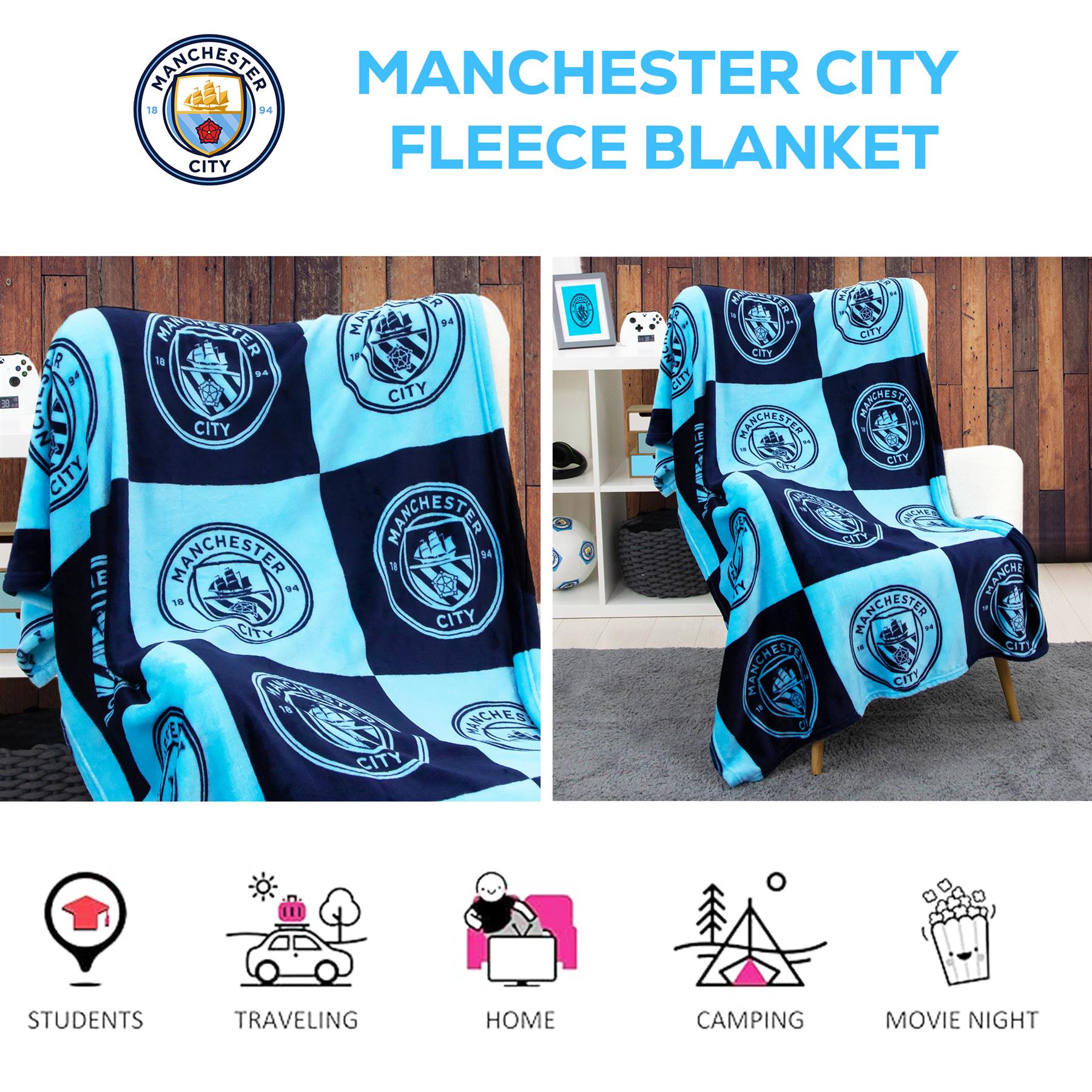 Fundas nórdicas oficiales del Manchester City FC Football Club Merch mantas y más - Imagen 19 de 31