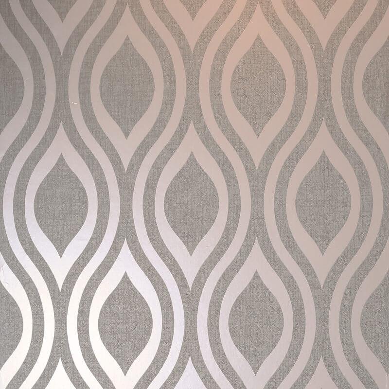 Arthouse Luxe Damast/Hexagan/Ogee Geo Metallic Tapete 3 Farben - Bild 14 von 19