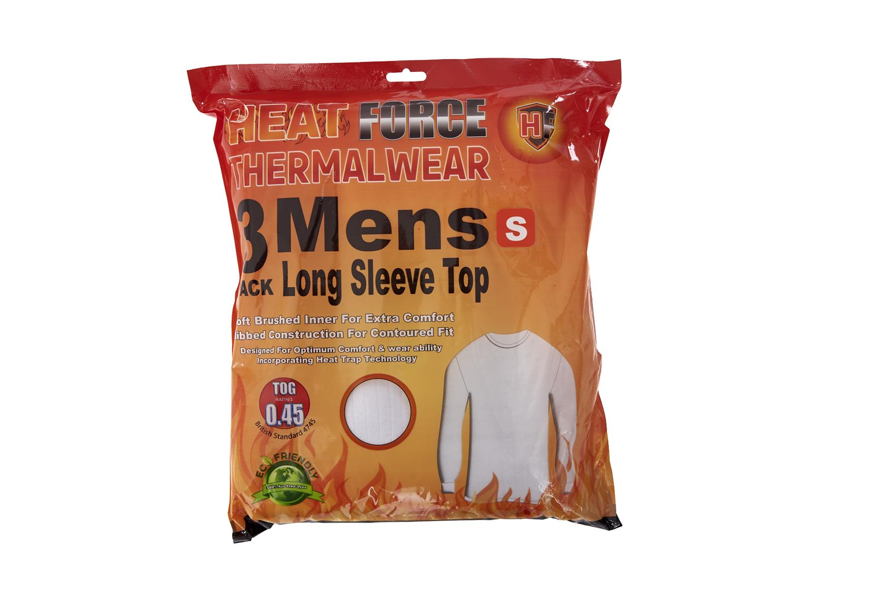Heatforce Herren 3er Pack Thermo Langarm / Kurzarm Oberteile T-Shirt Unterwäsche S-5XL - Bild 31 von 39