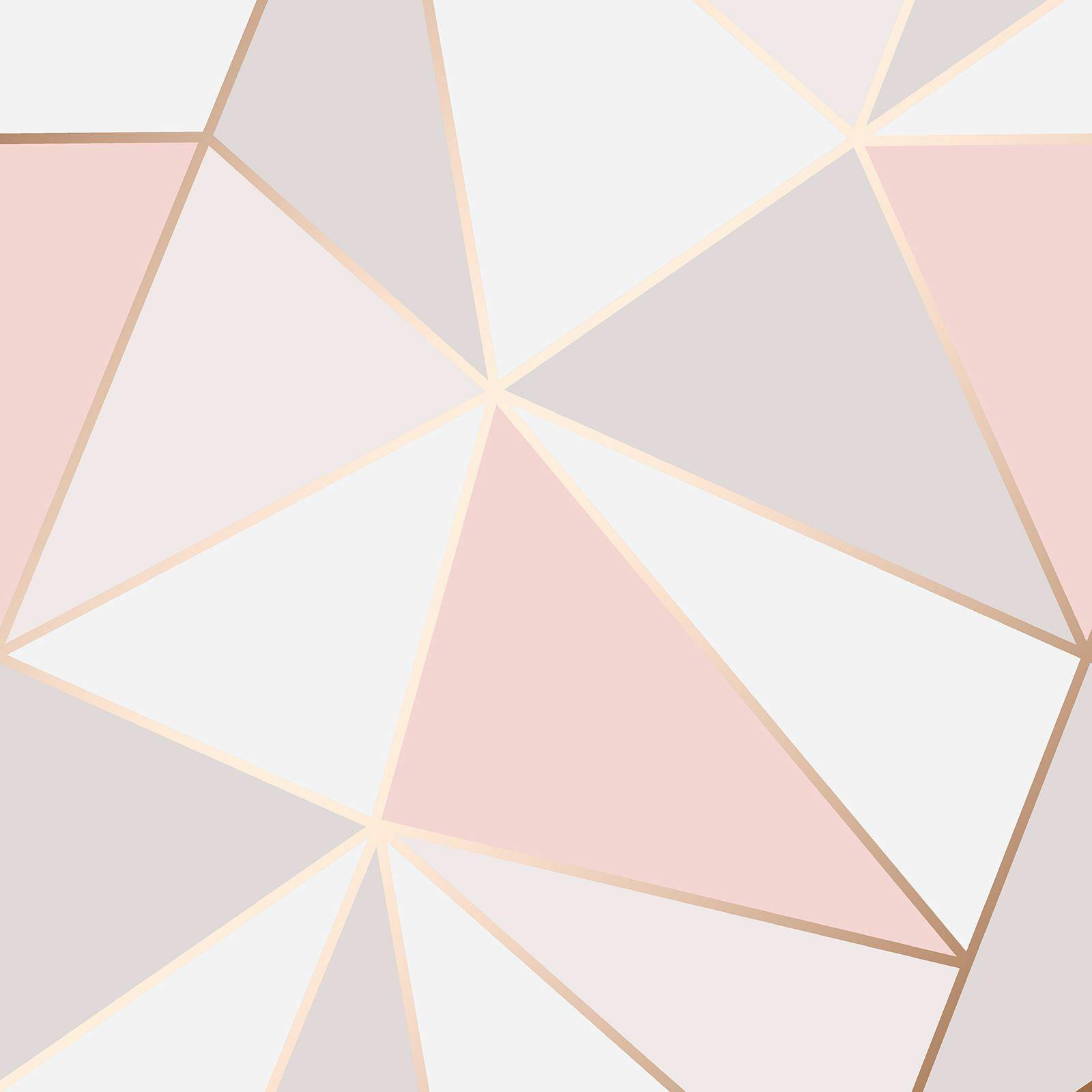 Geometric Wallpaper Metallic Smooth Textured Apex Triangles Trellis