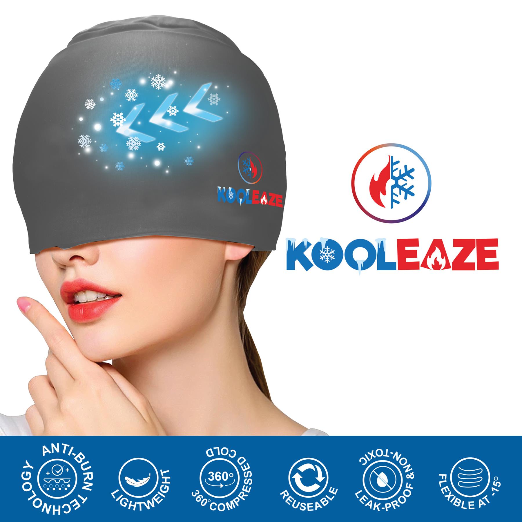 KOOLEAZE Hot / Cold Reusable Gel Ice Compress Pack Swelling Pain Relief Support - Picture 14 of 50