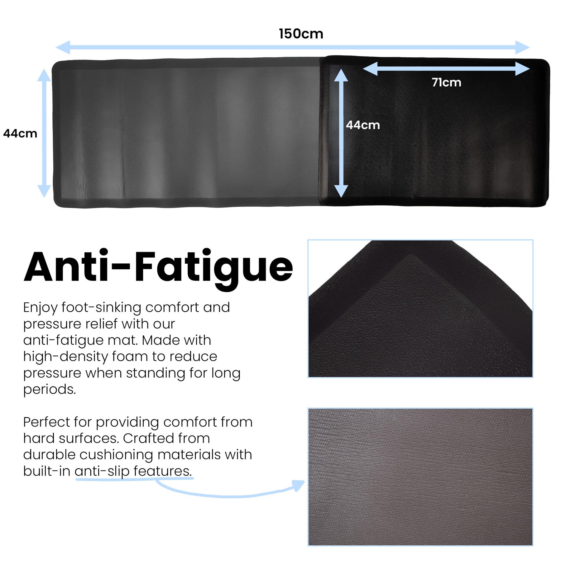 K Collection Anti-Fatigue Standing Mat – Non-Slip Durable PVC for Home/Work - Produktbild 6