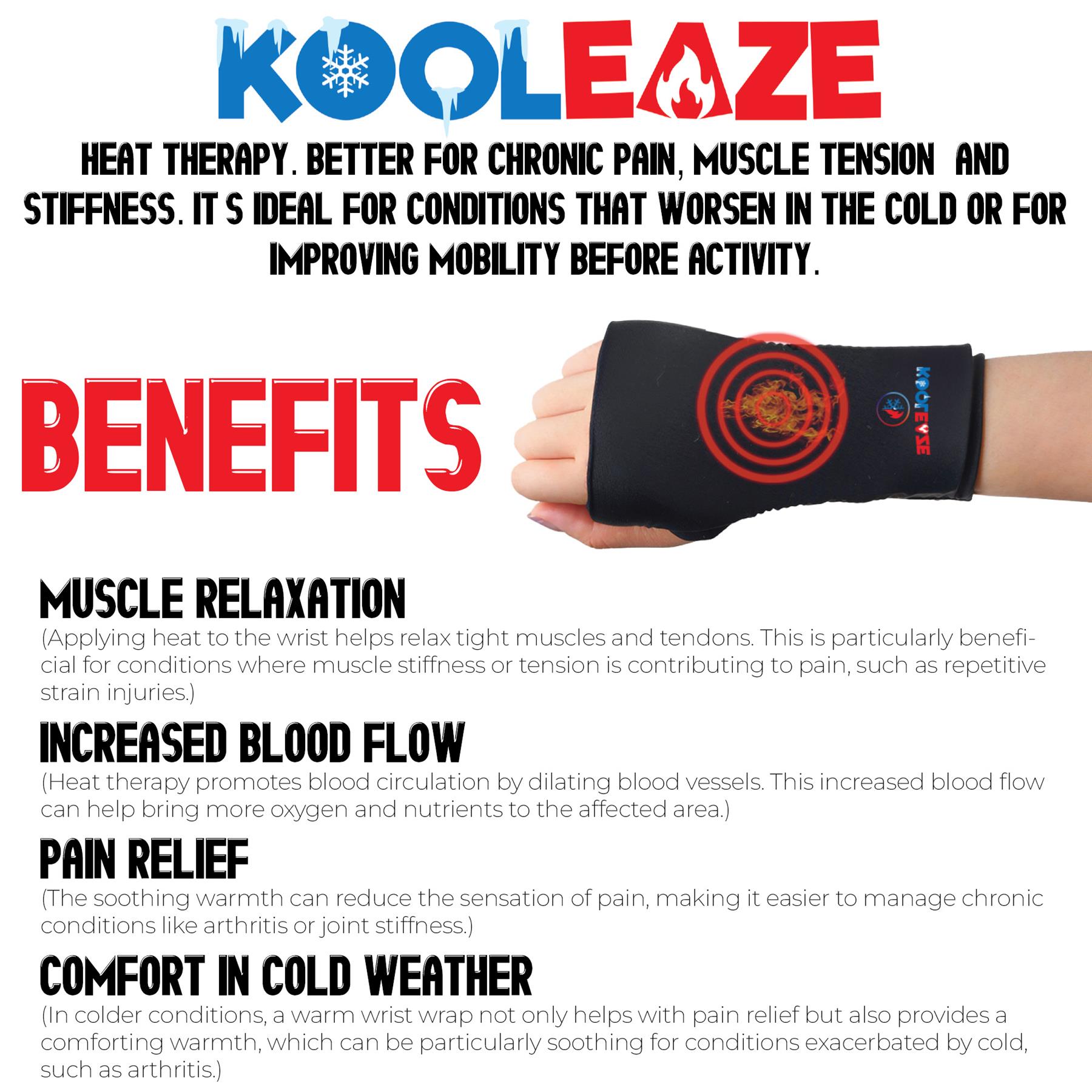KOOLEAZE Hot / Cold Reusable Gel Ice Compress Pack Swelling Pain Relief Support - Picture 45 of 50