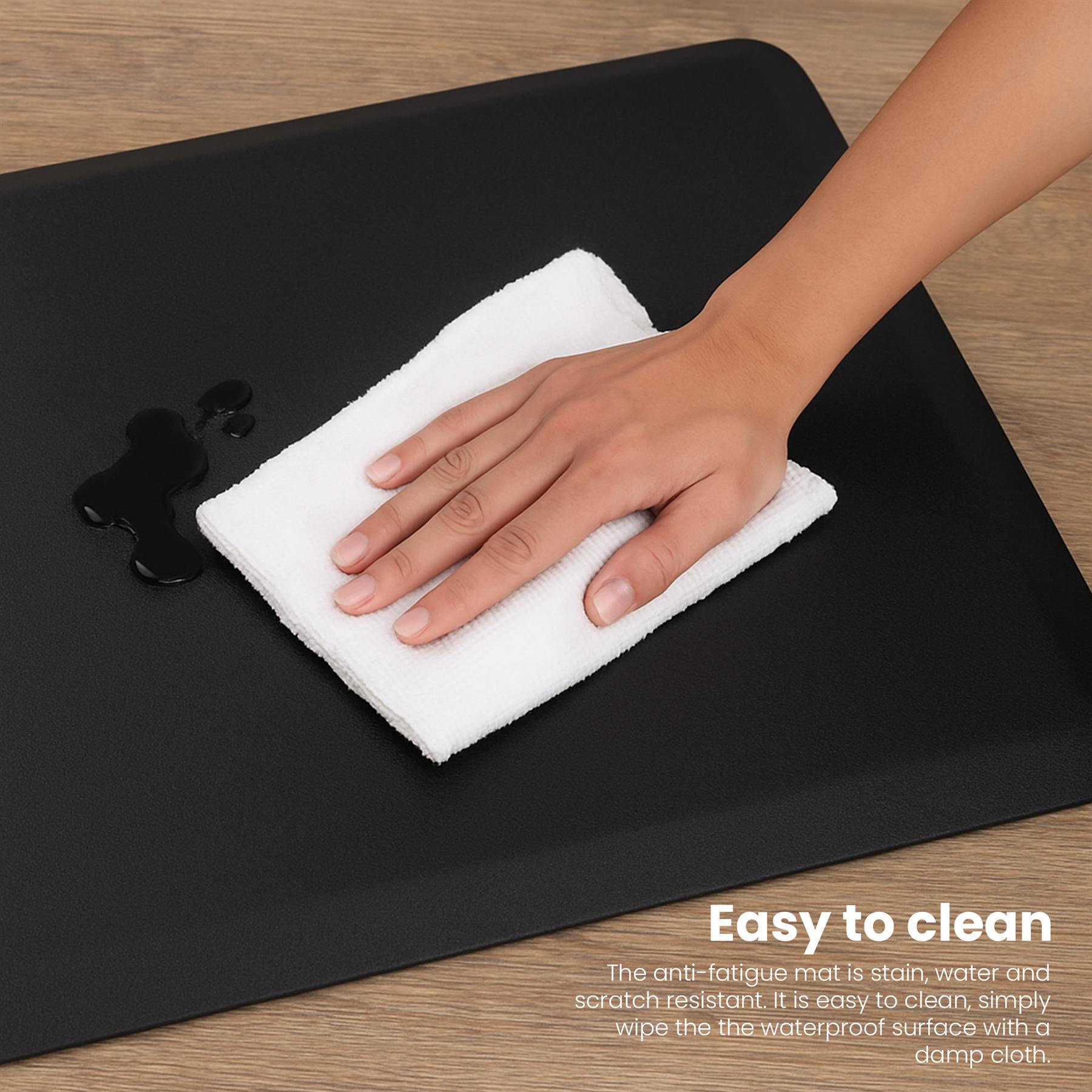 K Collection Anti-Fatigue Standing Mat – Non-Slip Durable PVC for Home/Work - Produktbild 8