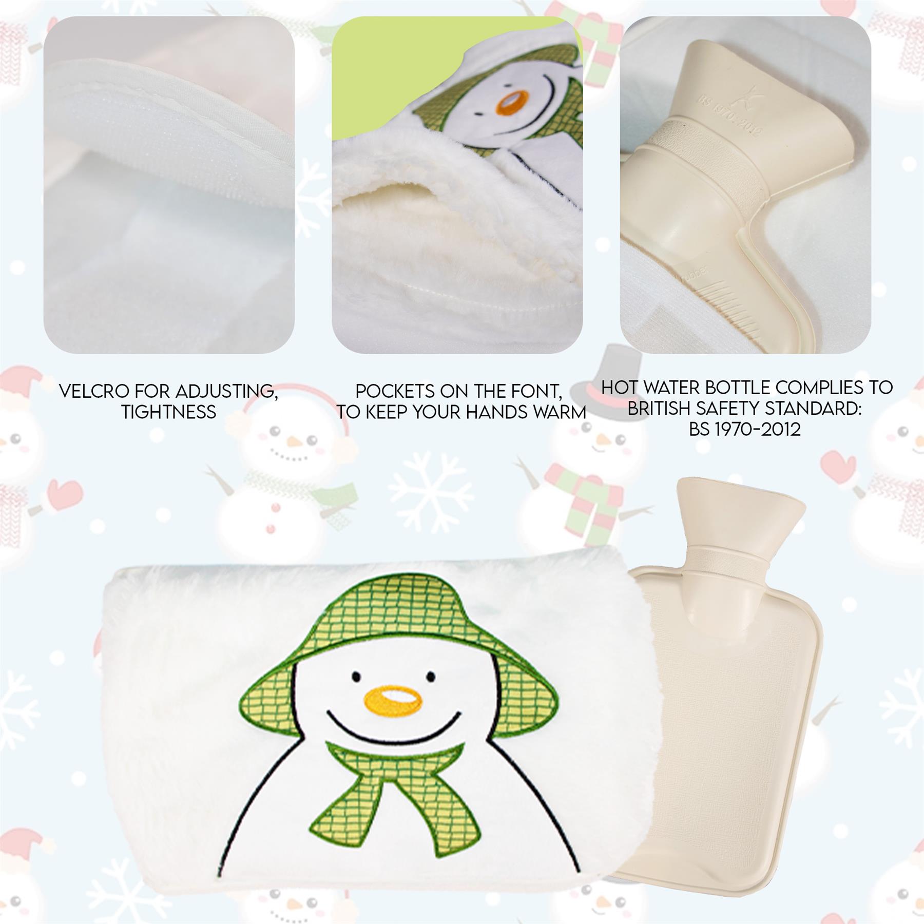 Wearable Hot Water Bottle Belt Plus Size 160cm - Period Pain Relief Warm Plush - Picture 15 of 16