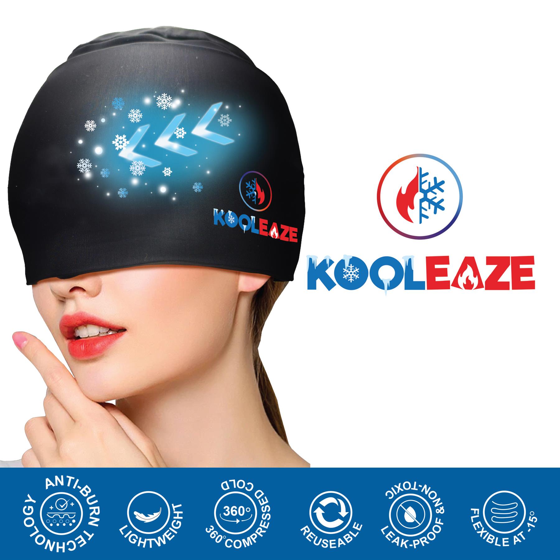 KOOLEAZE Hot / Cold Reusable Gel Ice Compress Pack Swelling Pain Relief Support - Picture 7 of 50