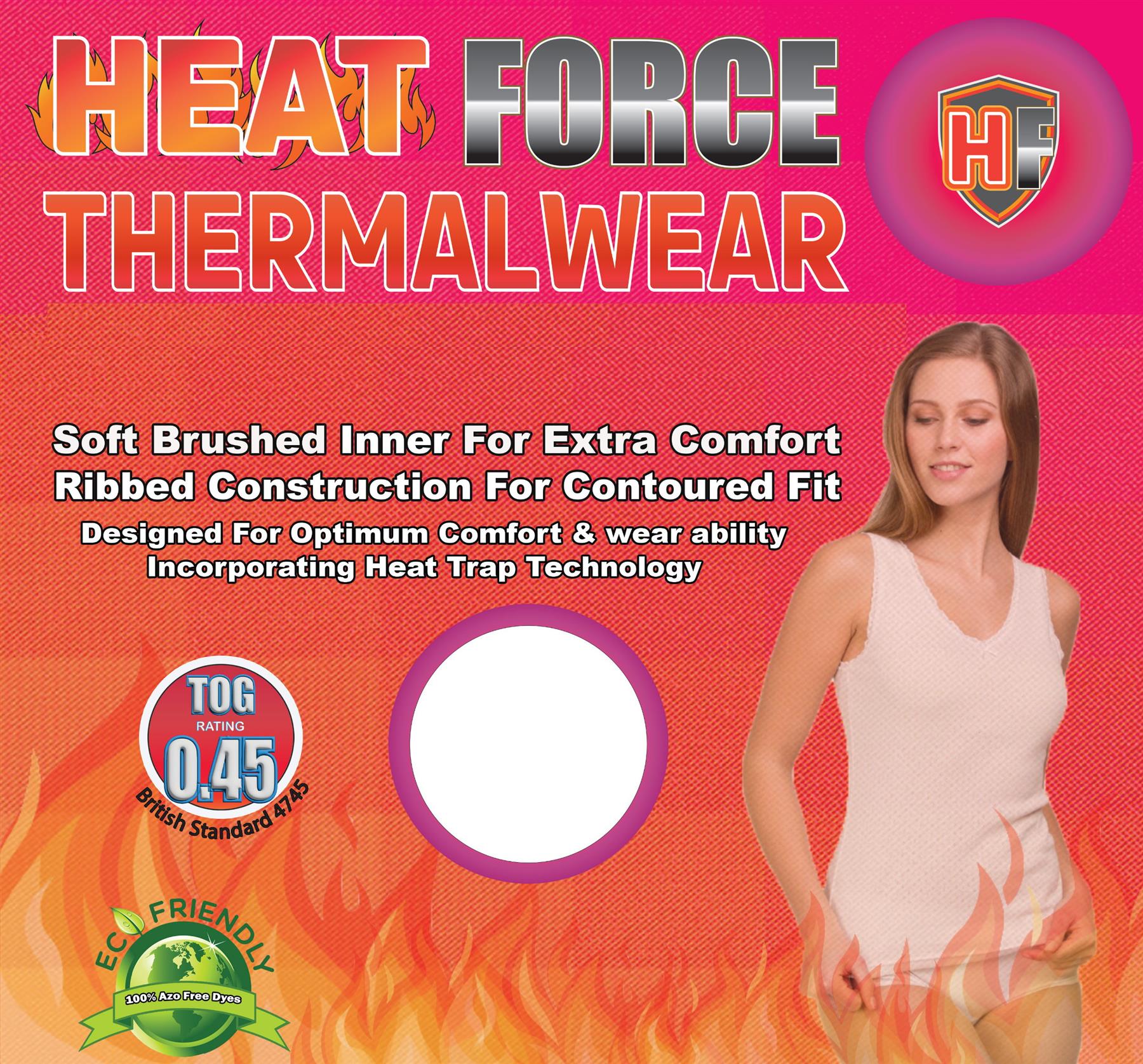 Heat Force Ladies 3 Pack Brushed Thermal Pointelle Stretch VESTS Soft Warm - Picture 17 of 22