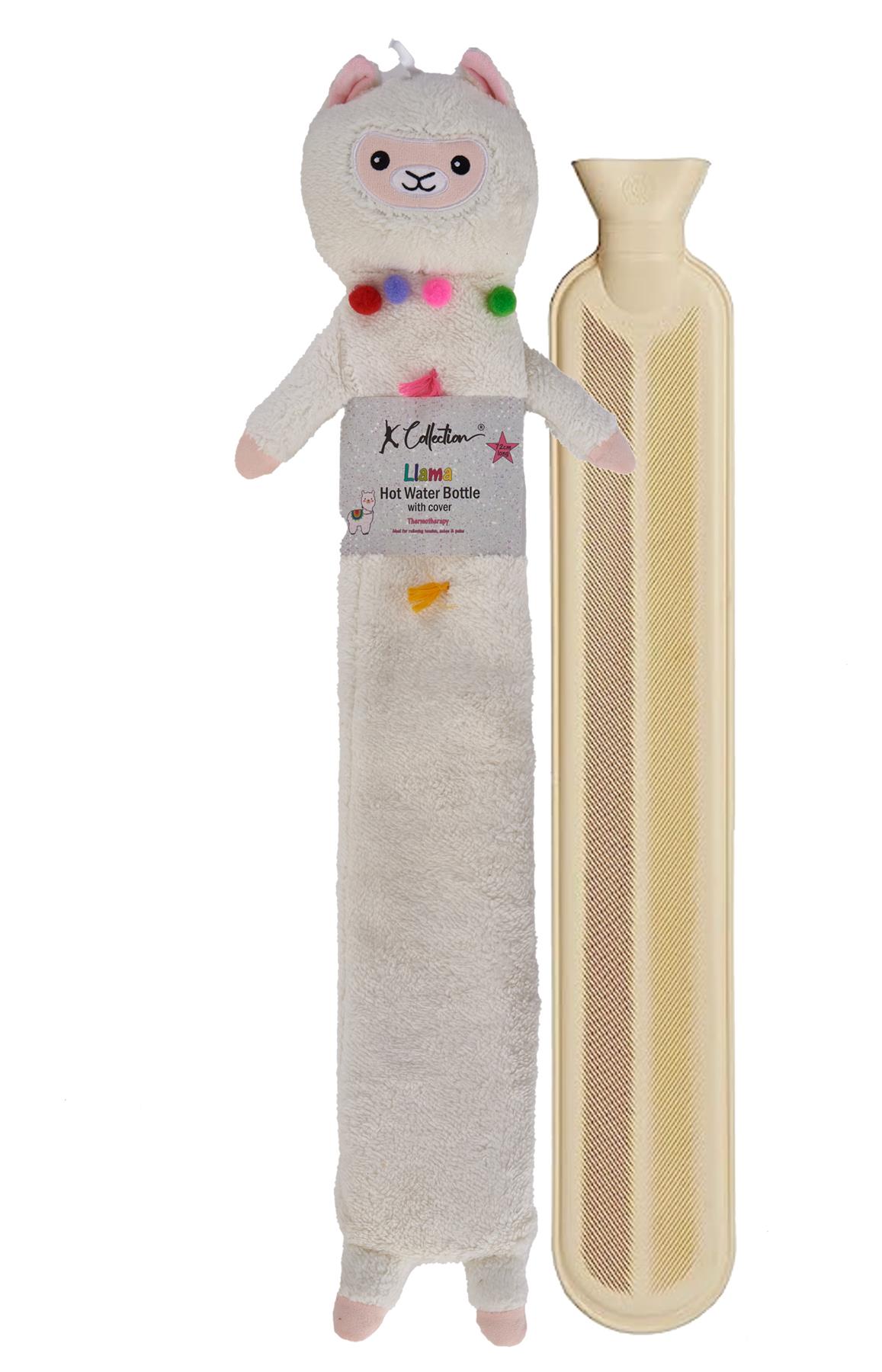 Novelty Extra Long 72cm Hot Water Bottle Unicorn Sloth Dog Bunny Plush Cover - Picture 42 of 75