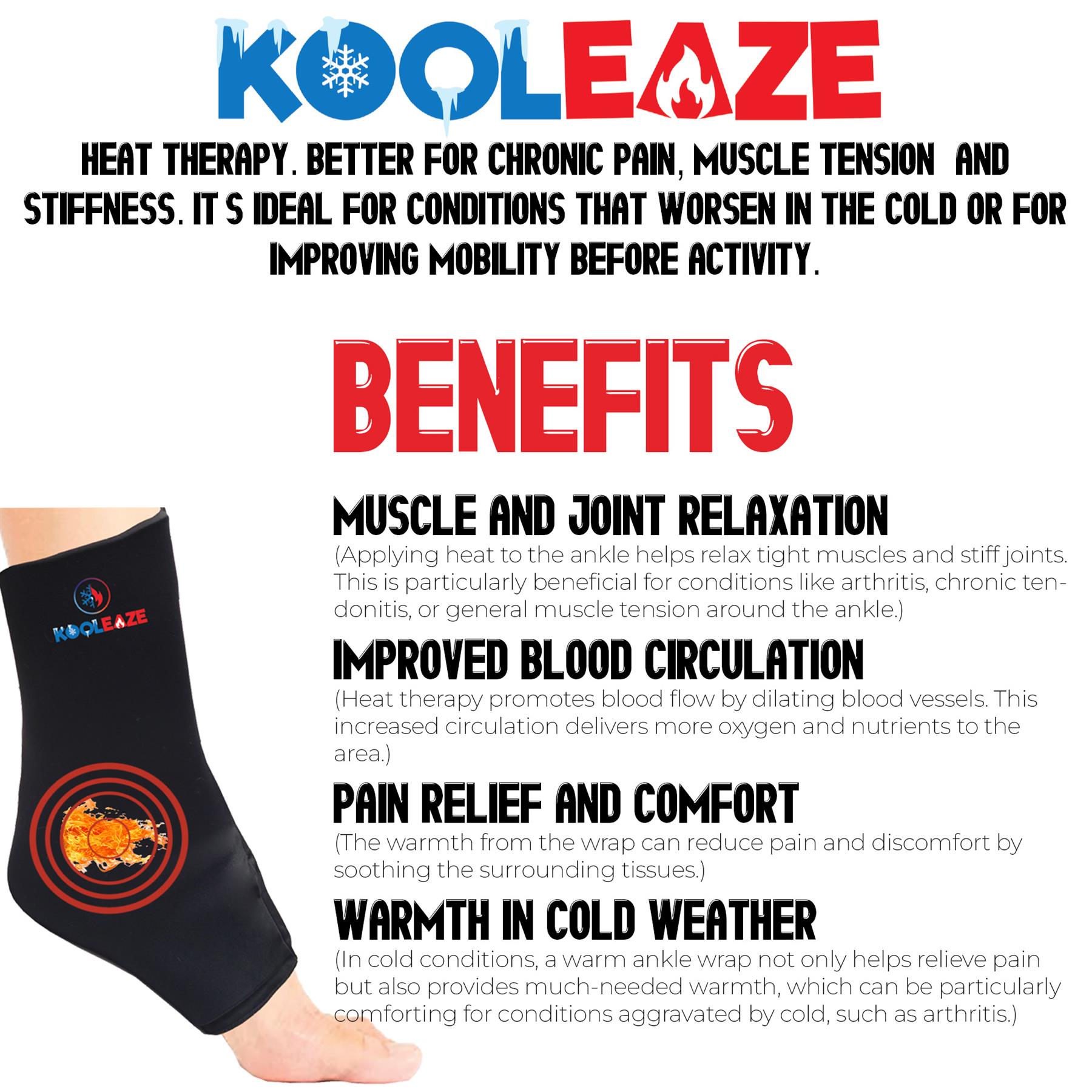 KOOLEAZE Hot / Cold Reusable Gel Ice Compress Pack Swelling Pain Relief Support - Picture 24 of 50