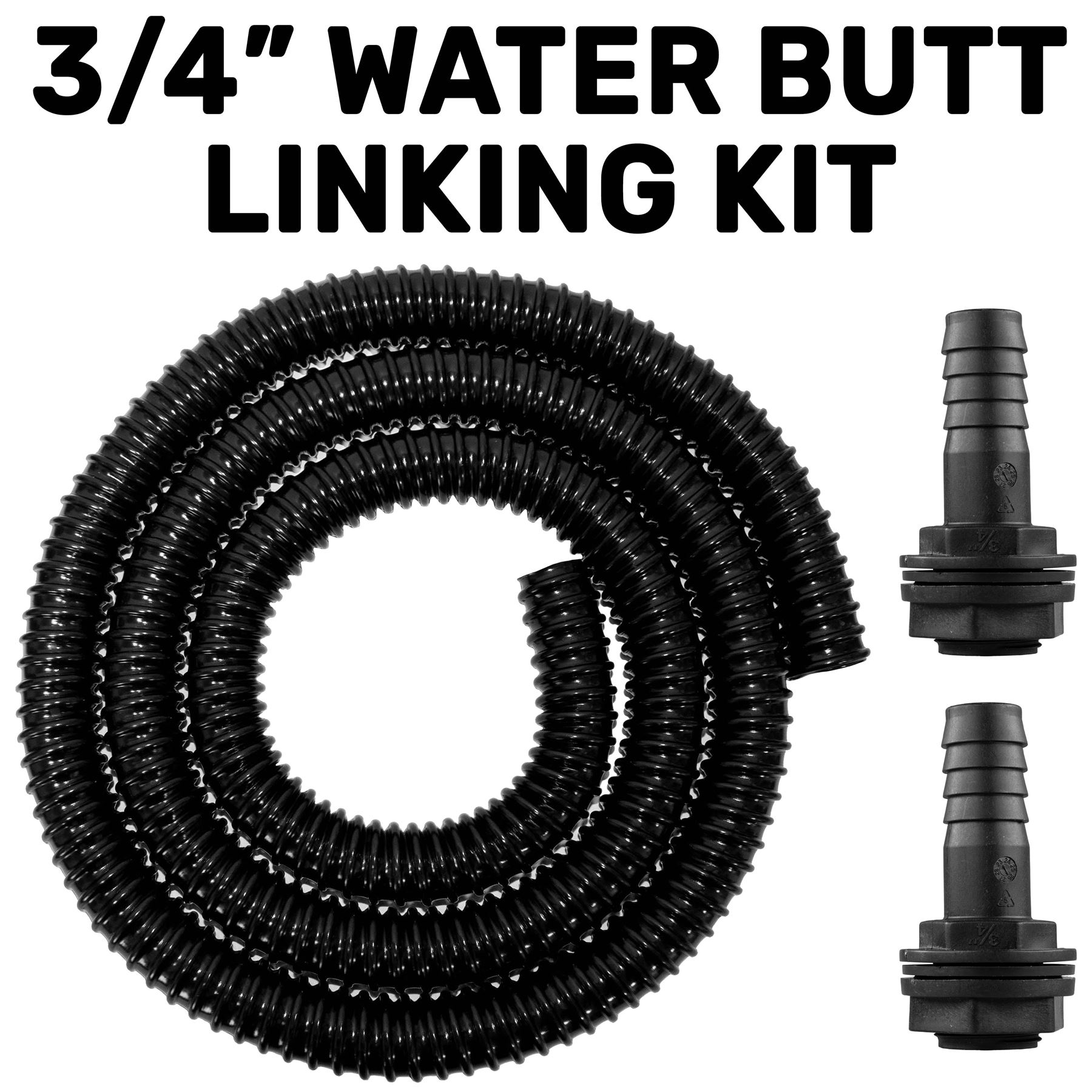 Straight Barb Fitting, Washer and Back Nut Details