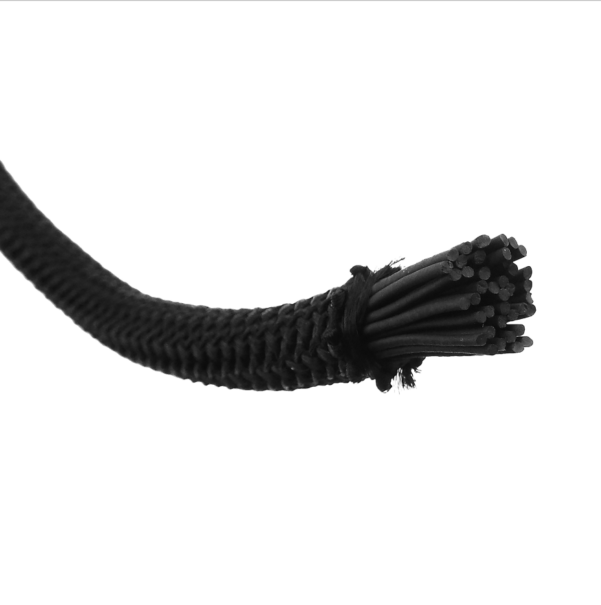 Heavy Duty Black Elastic Bungee Cord Shock Rope Bundle Overview