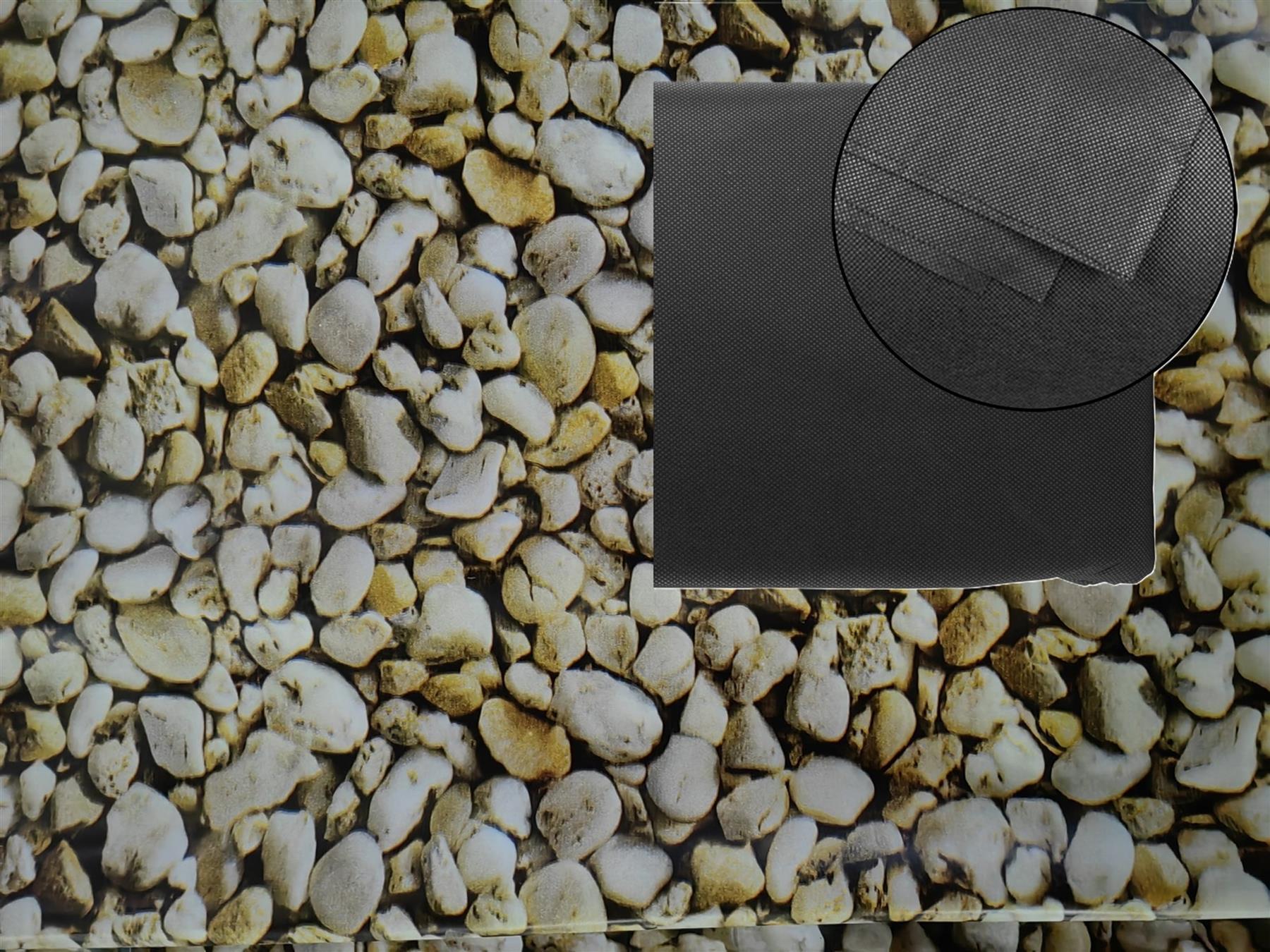 Professional Pebble-Print 450gsm Decorative PVC Pond Liner System Overview