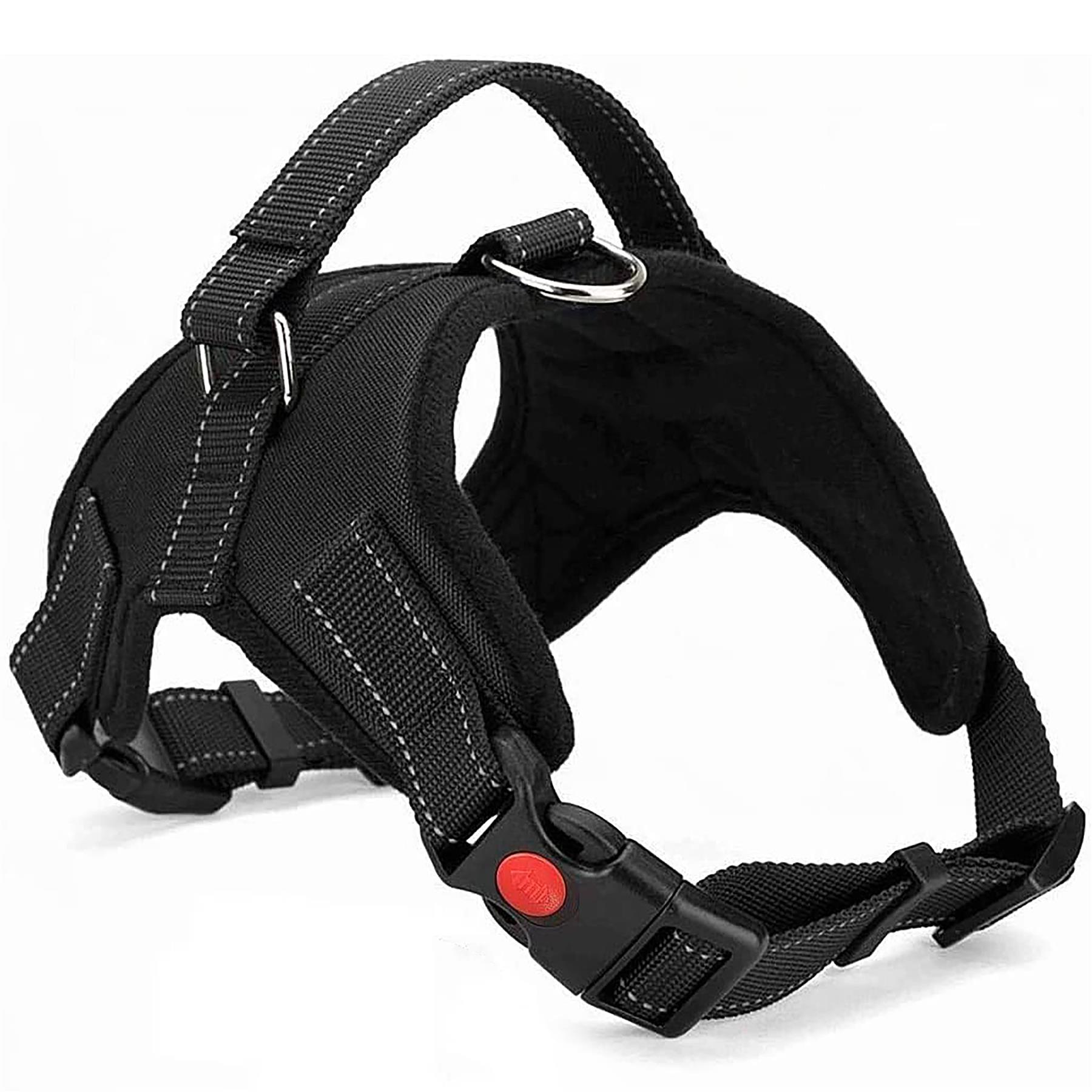 Dog Harness No Pull Strong For Anti Pull Adjustable Soft Reflective Safety Vest