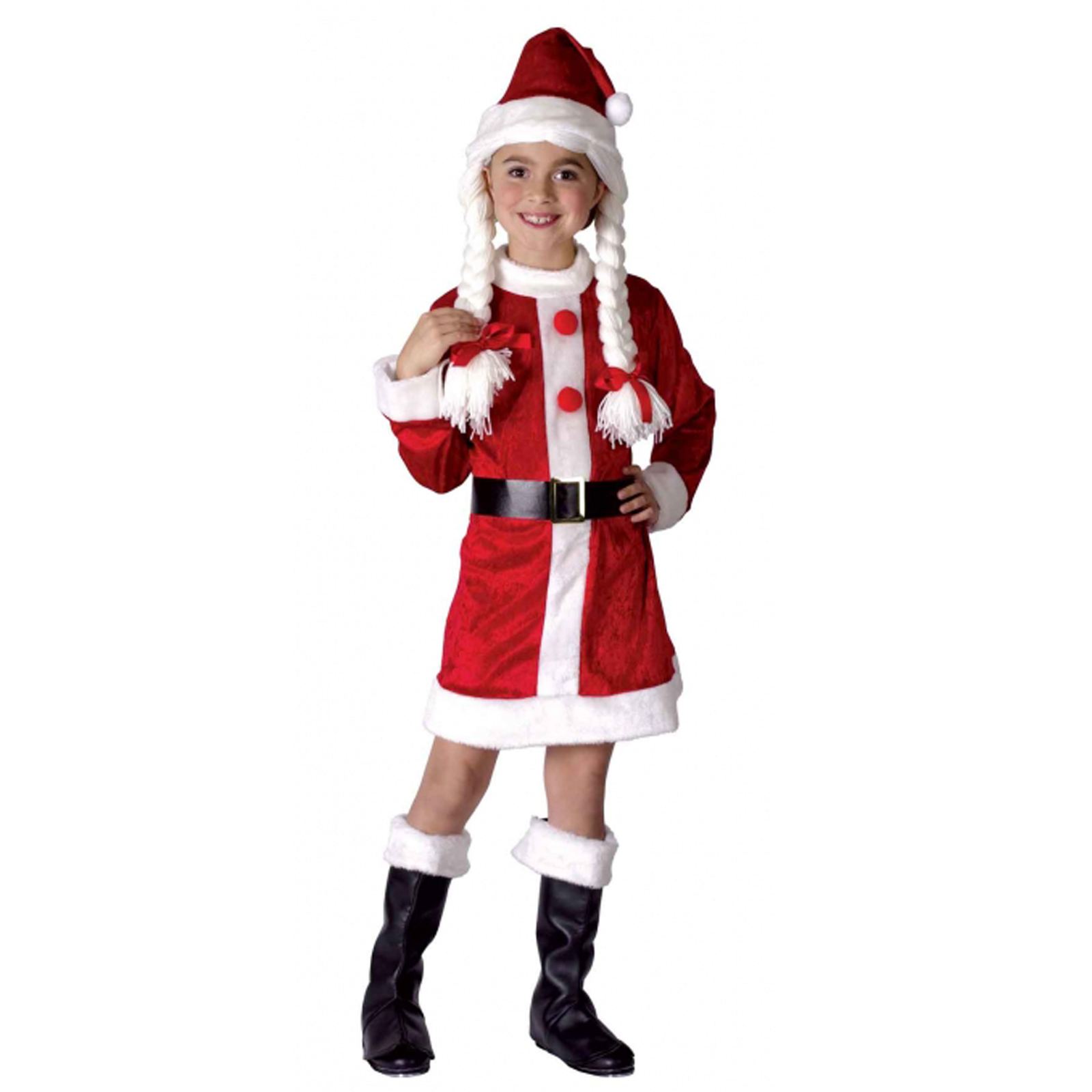 kids miss santa costume girls xmas outfit christmas helper suit christmas costume kid
