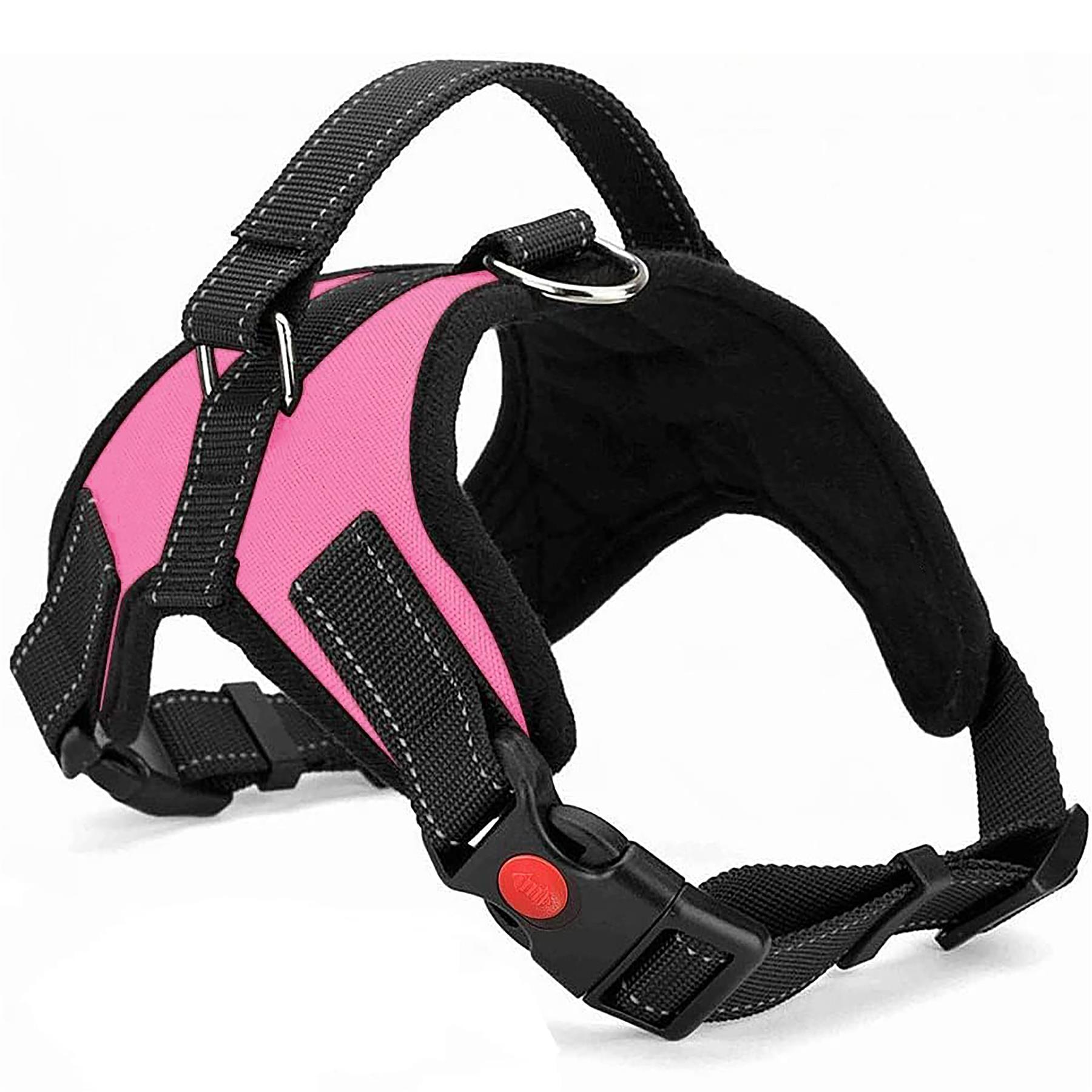 Dog Harness No Pull Strong For Anti Pull Adjustable Soft Reflective Safety Vest
