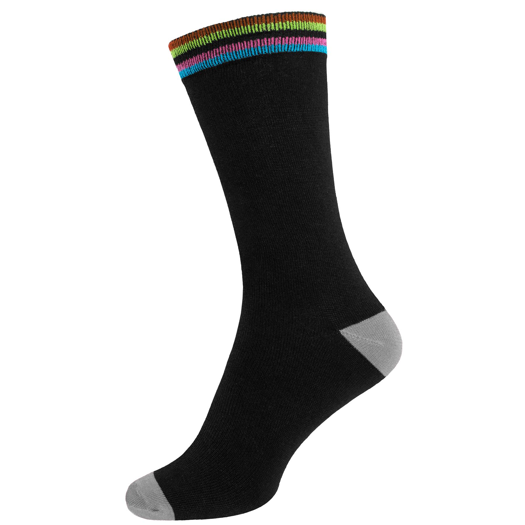 Mens Moon Funky Design Socks Bright Cotton Rich Coloured Stripes Size 6-11 - Picture 11 of 72