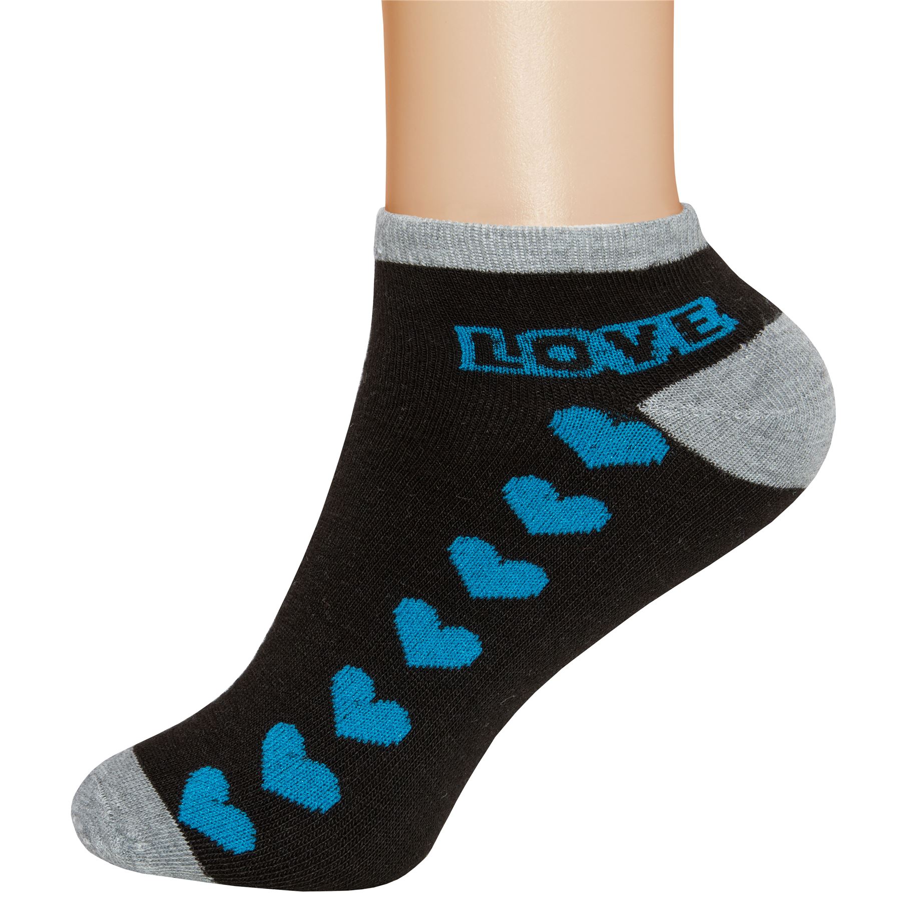 3 Pairs Ladies Trainer Socks Girls Liner Sports Adults Womens Funky