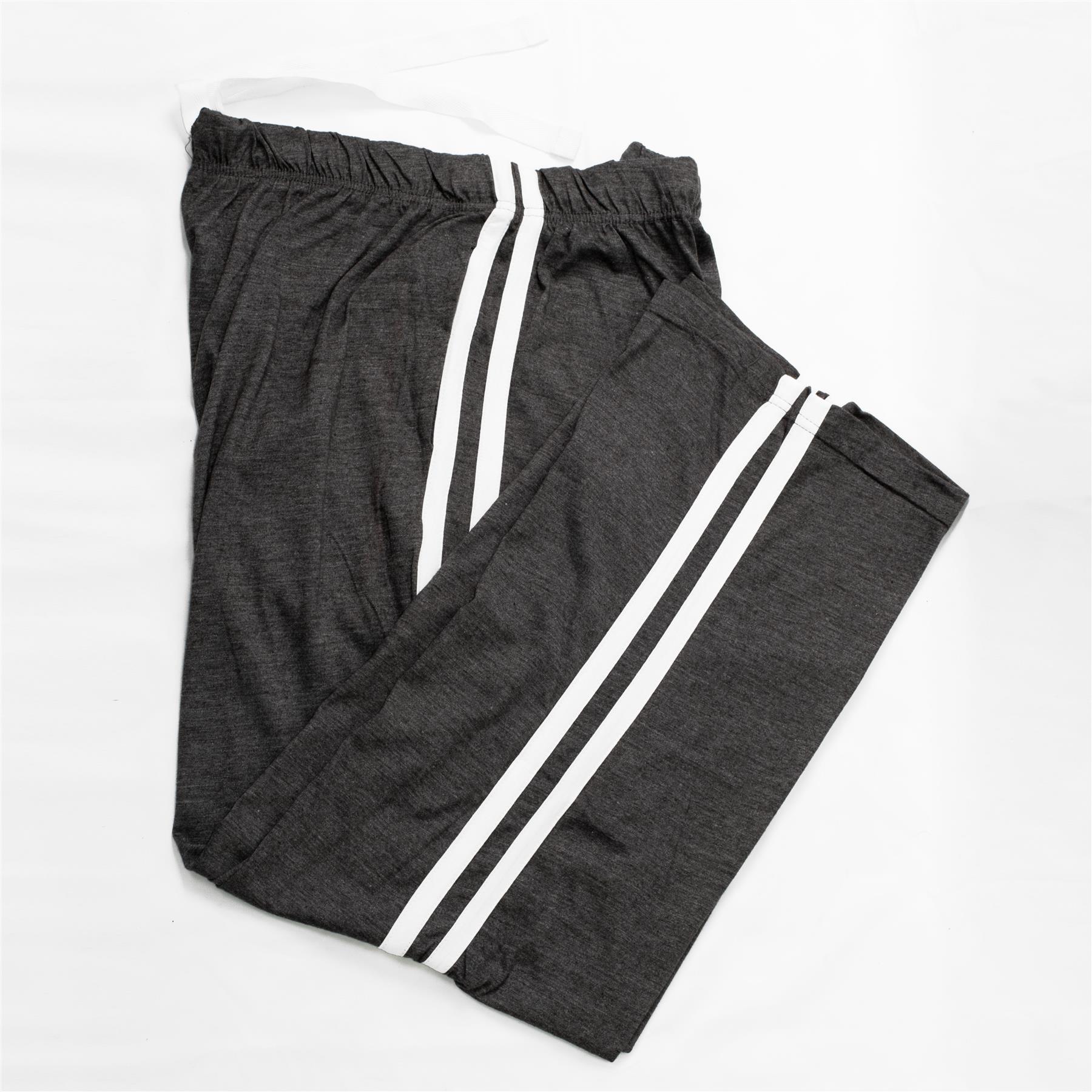 MENS STRIPED PYJAMAS PANTS EASY LOUNGE WEAR TROUSER JERSEY NIGHTWEAR ...