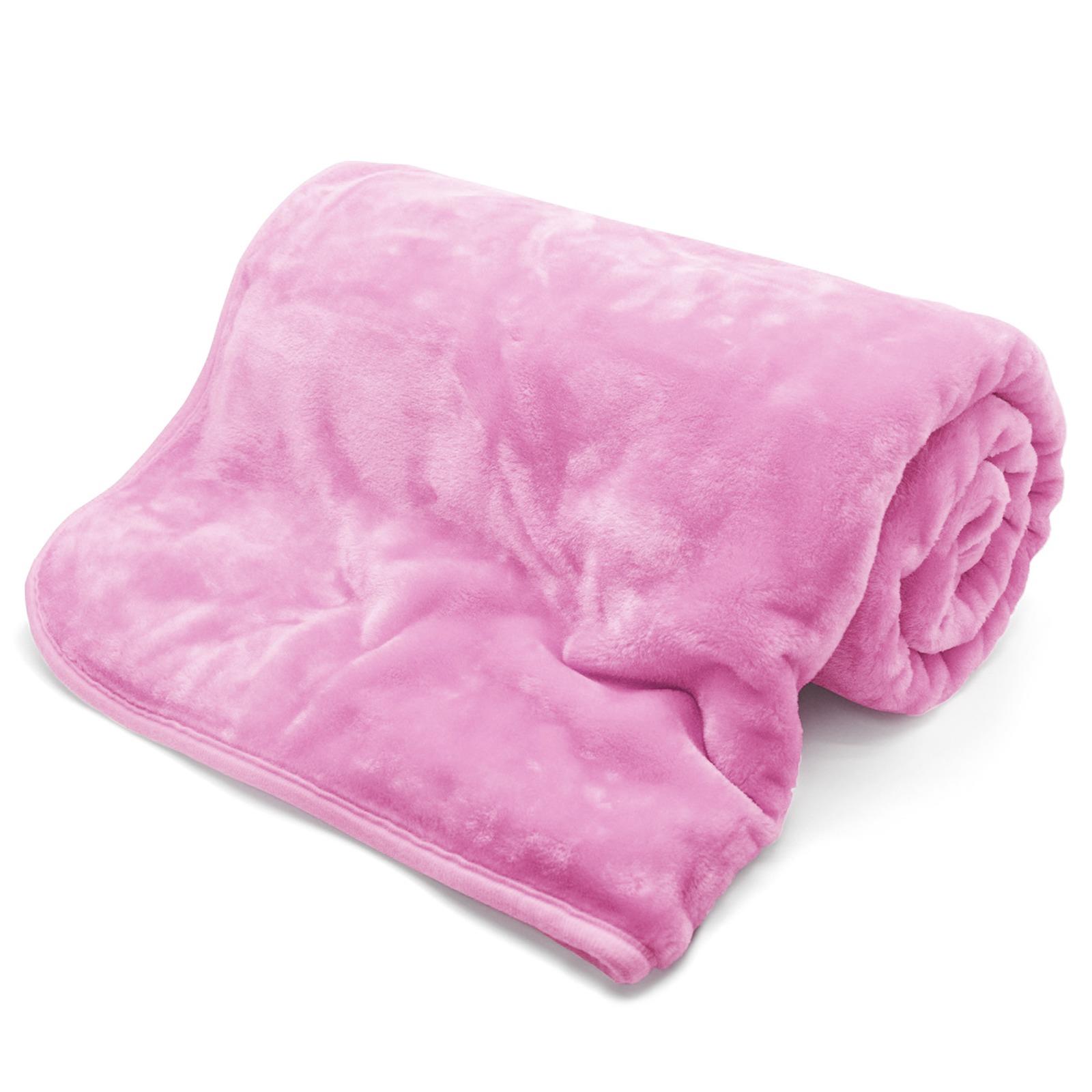 LUXURY FAUX FUR BLANKET BED THROW SOFA SOFT WARM FLEECE THROW SINGLE DOUBLE KING - Picture 29 of 62